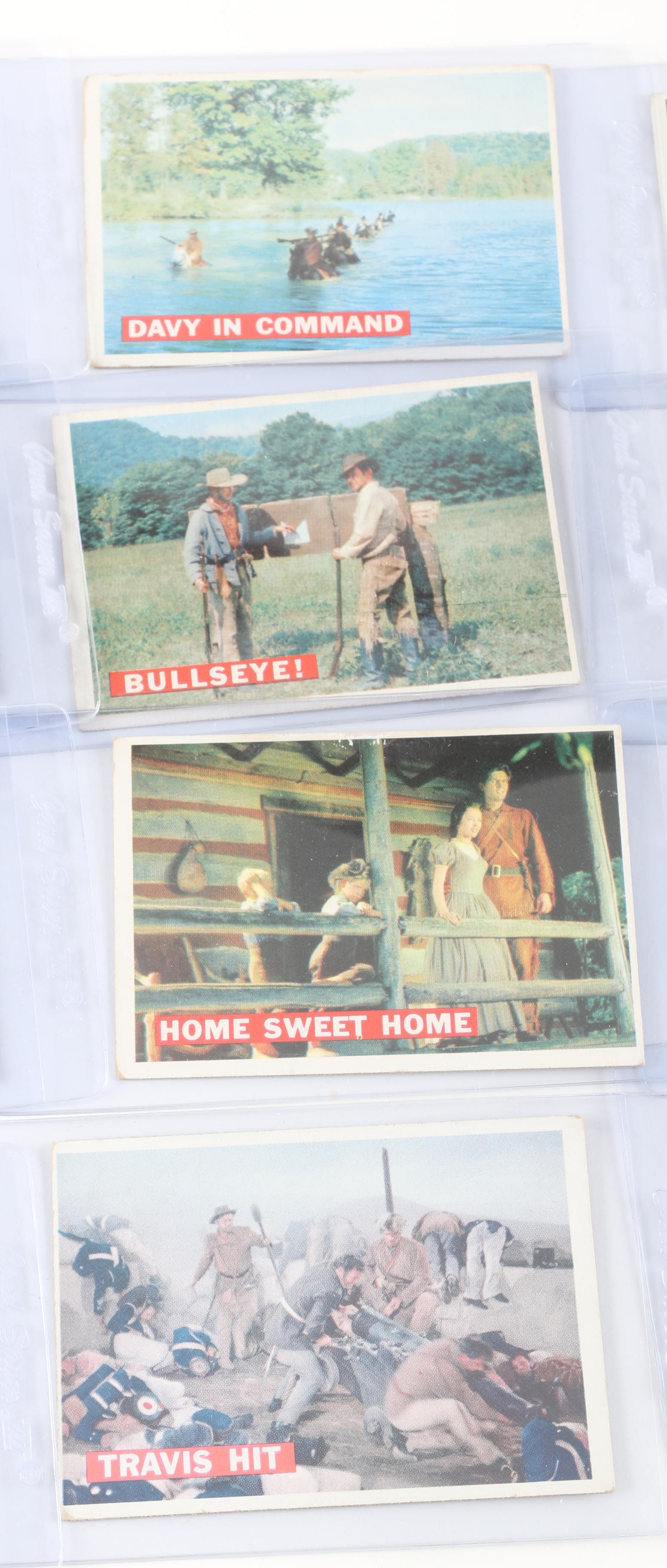 Eleven Walt Disney's "Davy Crockett" Topps Cards Circa 1956