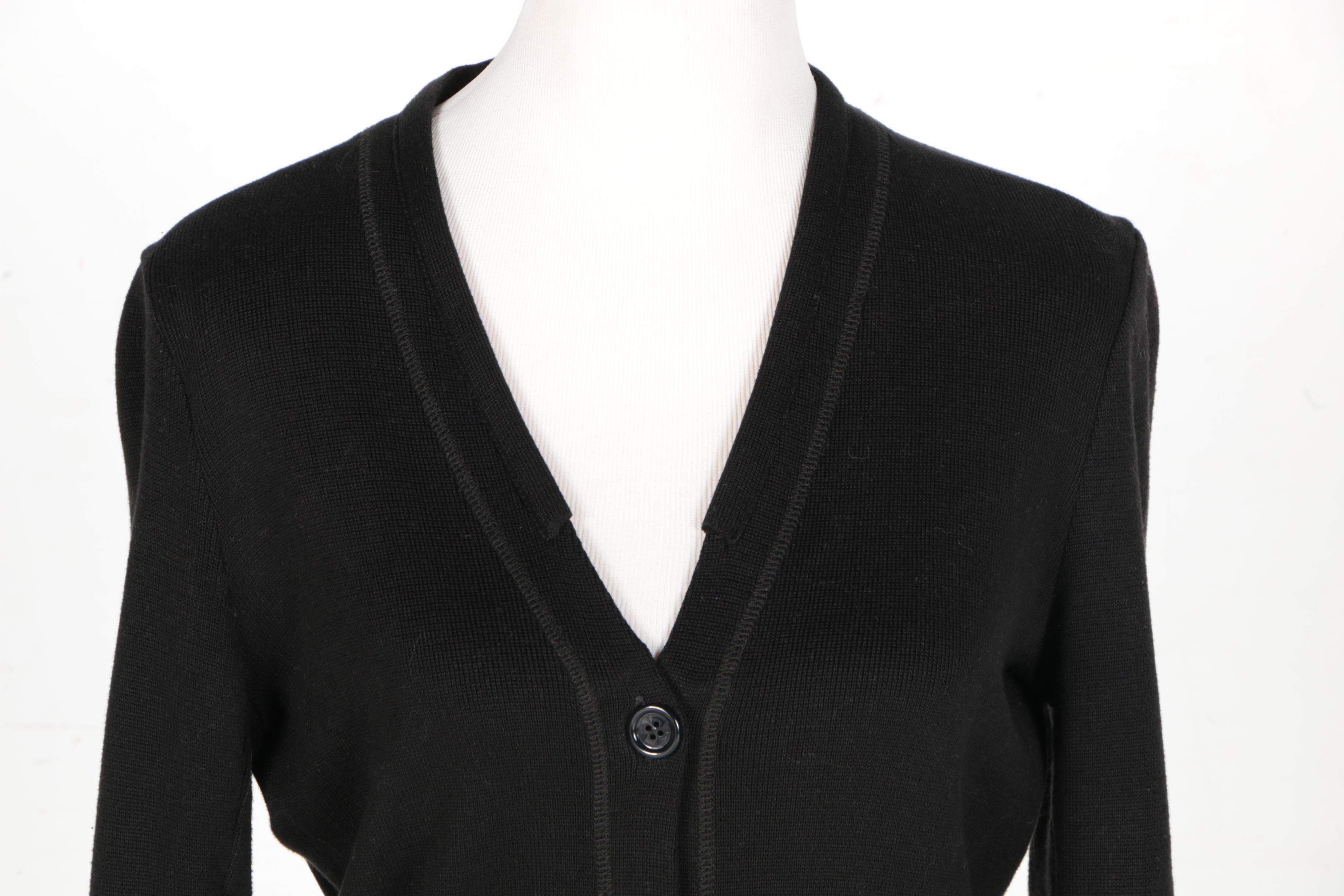 Wim Neels Black Sweater Dress