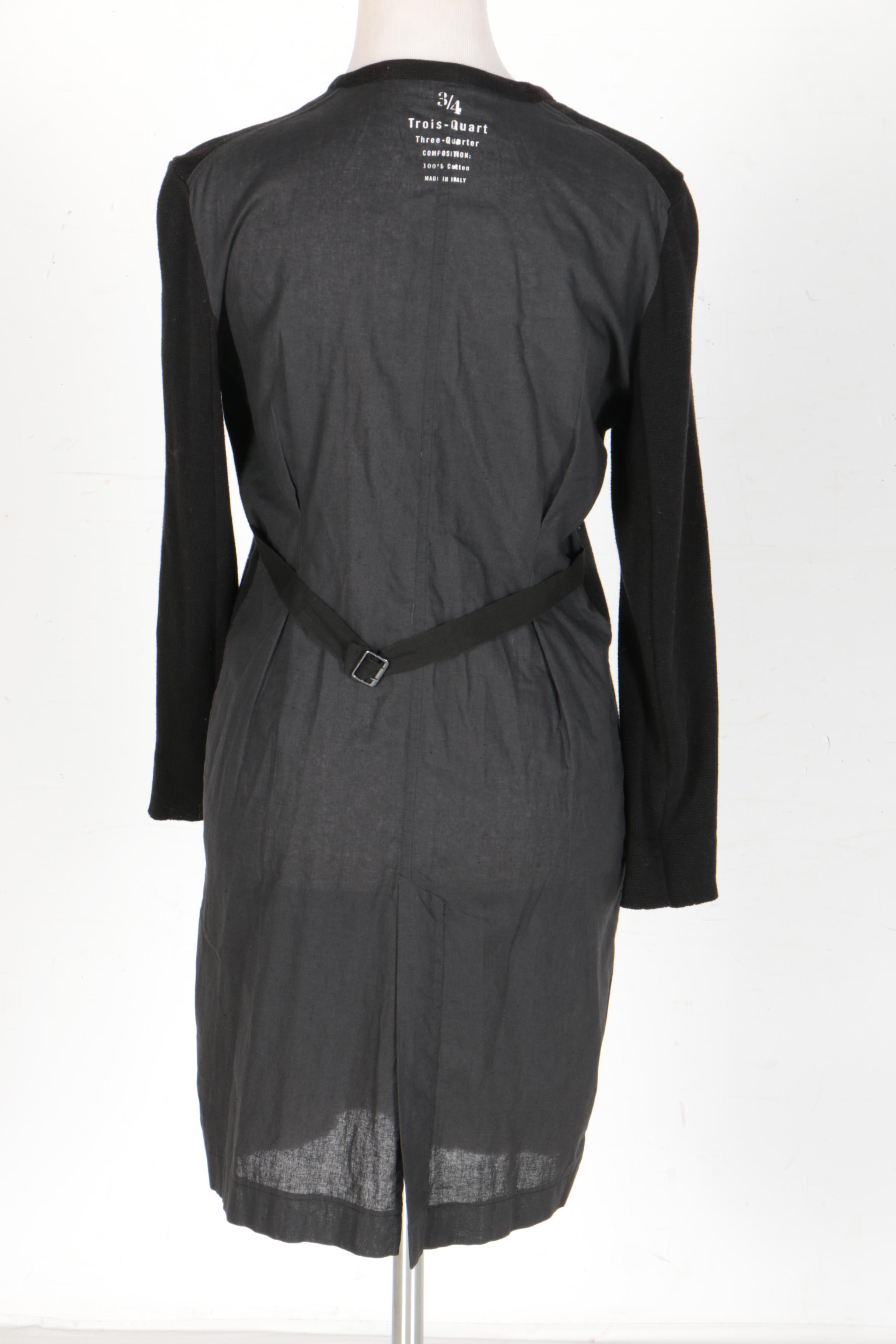 Wim Neels Black Sweater Dress