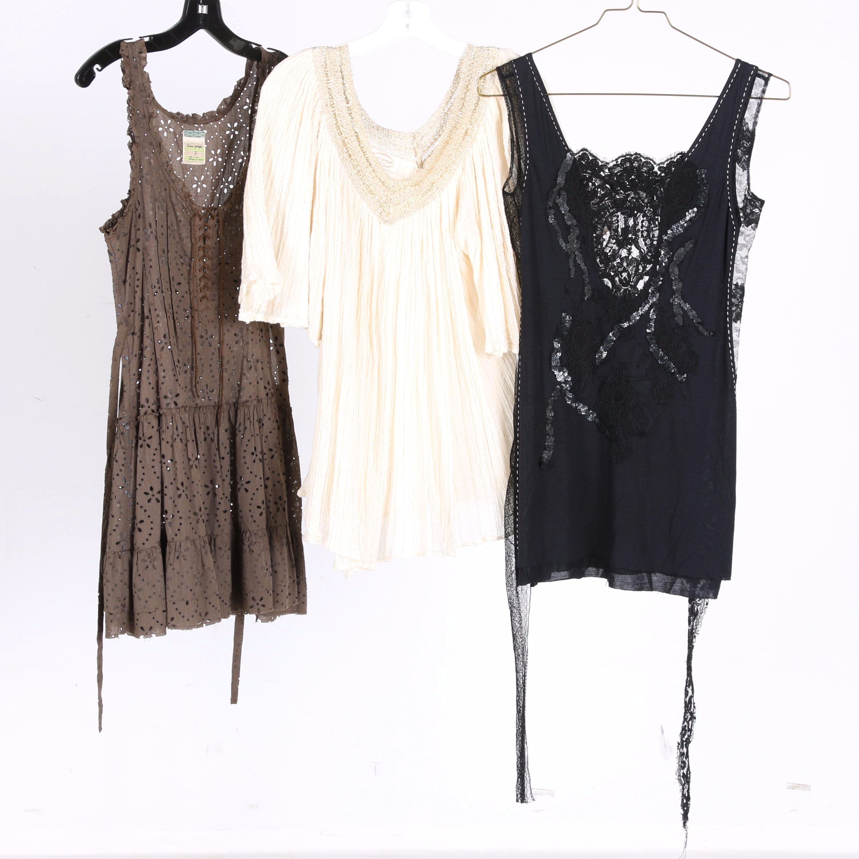Free People, Linda Loudermilk, and Scoop Beach Tops