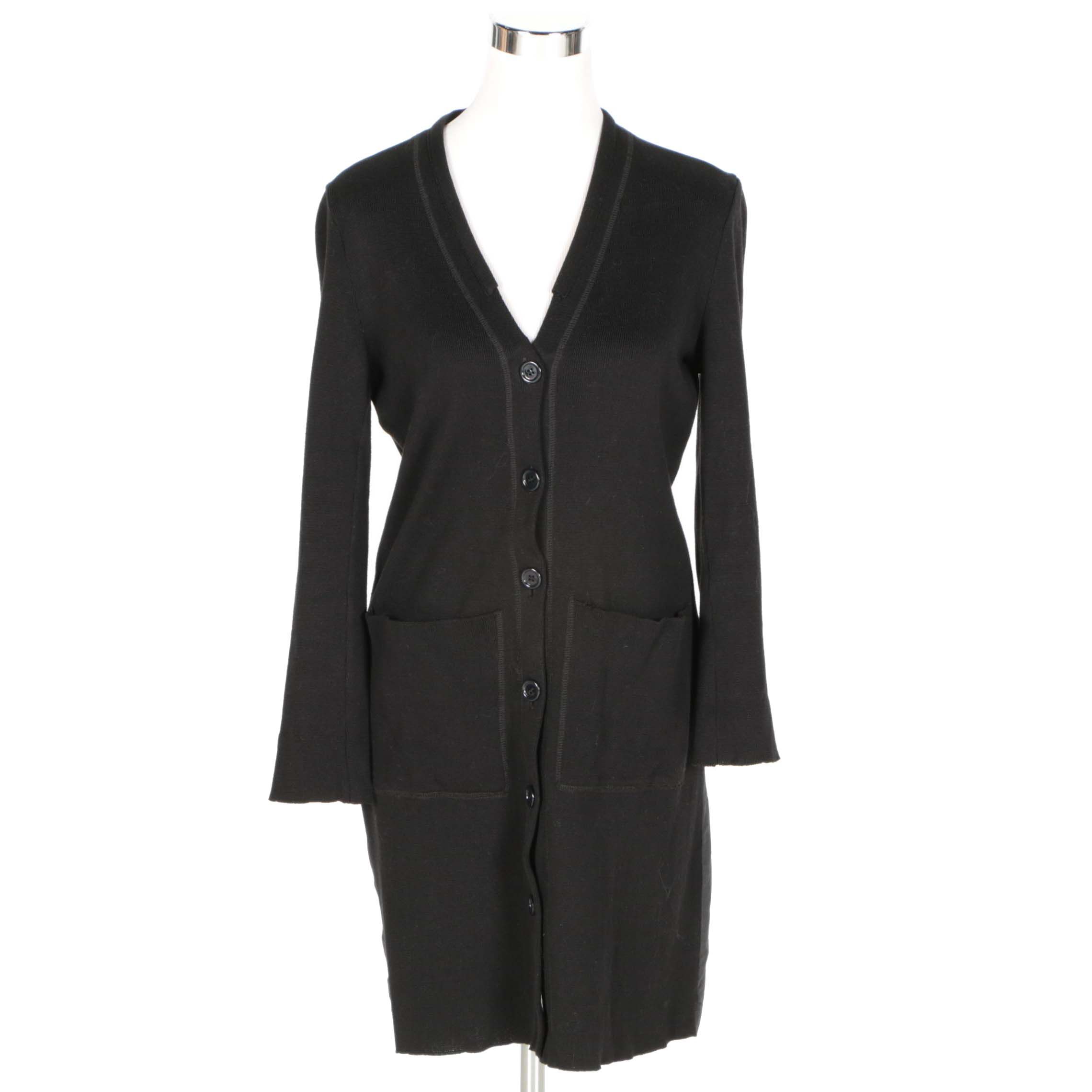 Wim Neels Black Sweater Dress