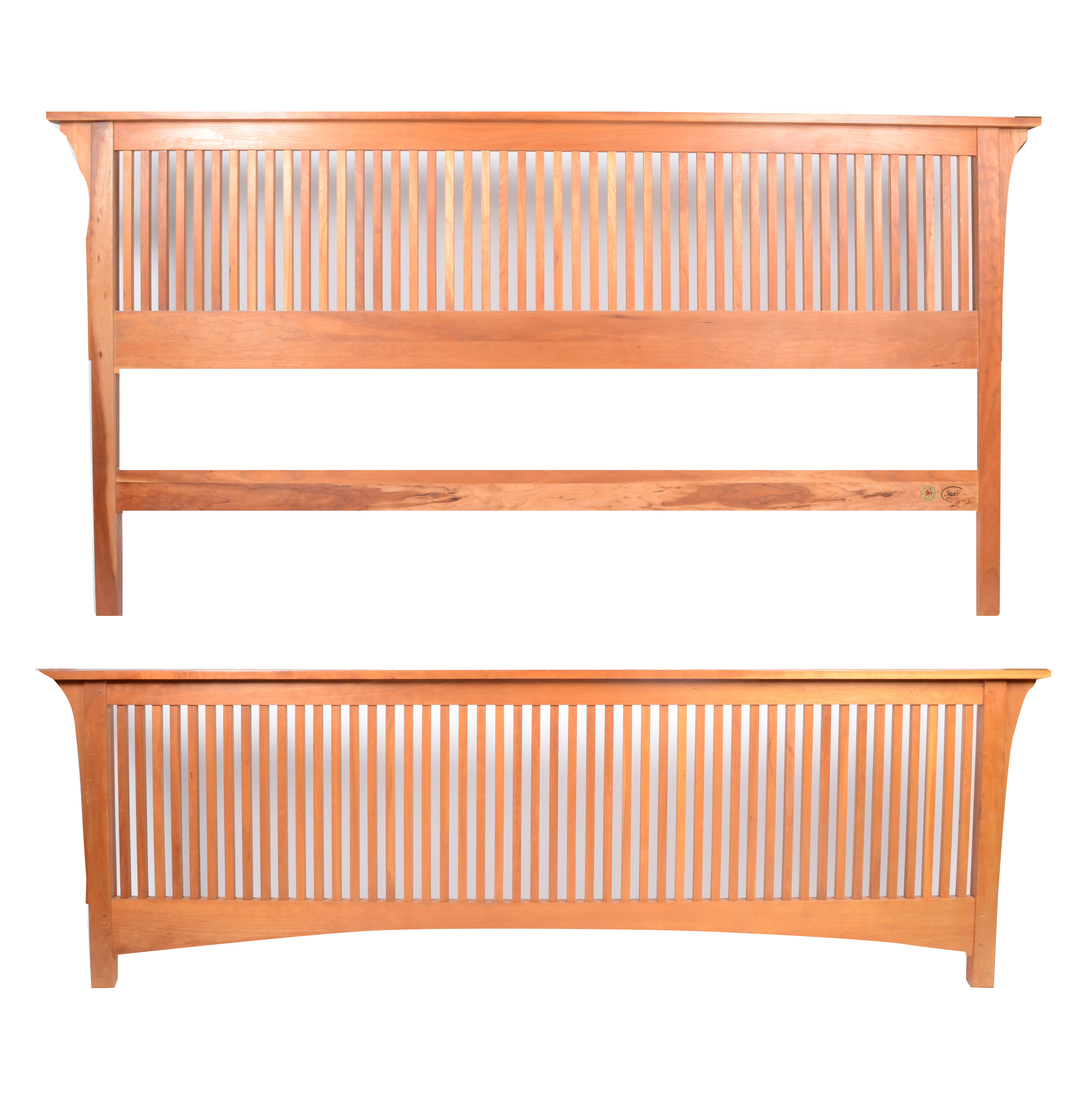 Mission Style King Size Bed Frame by Stickley Furniture