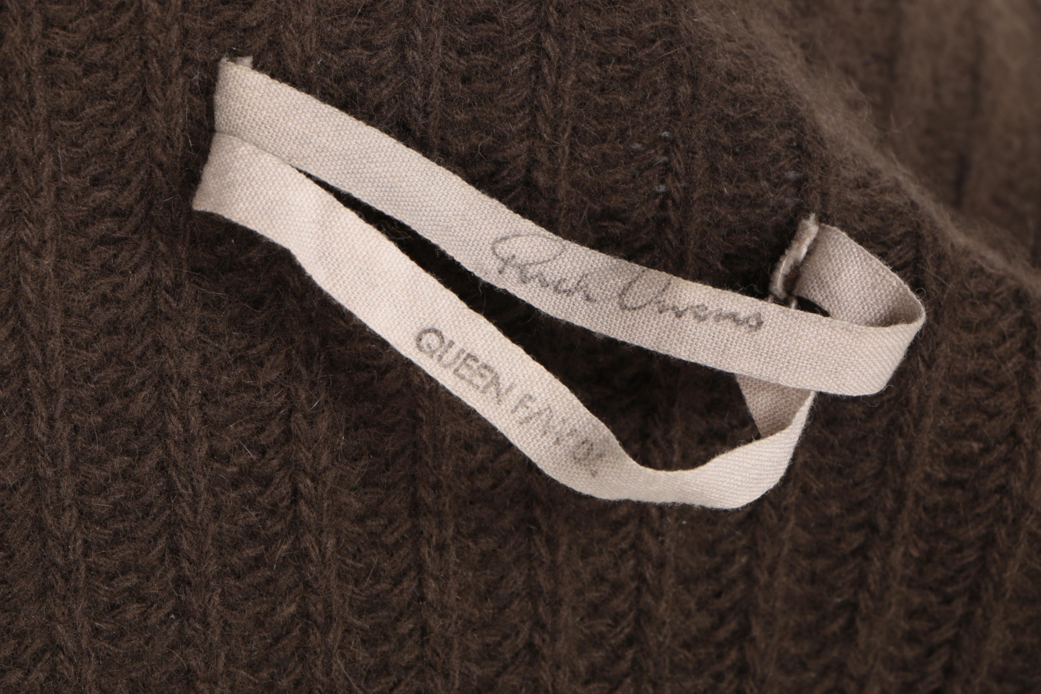 Rich Owens Brown Cardigan