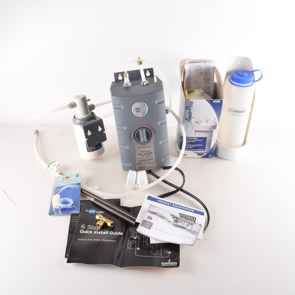 Insinkerator Instant Hot Water Tank and Aqua-Pure Drinking Water System