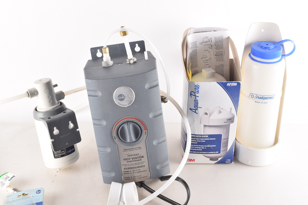 Insinkerator Instant Hot Water Tank and Aqua-Pure Drinking Water System