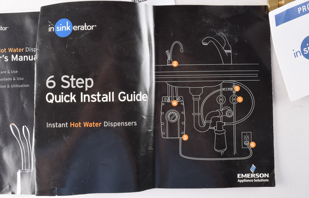 Insinkerator Instant Hot Water Tank and Aqua-Pure Drinking Water System