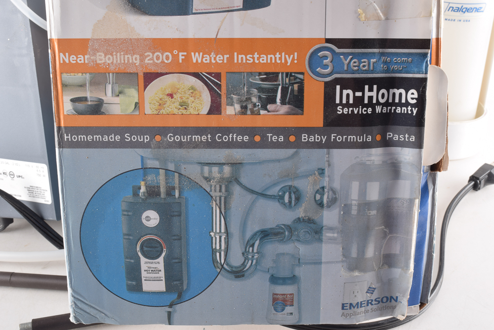 Insinkerator Instant Hot Water Tank and Aqua-Pure Drinking Water System