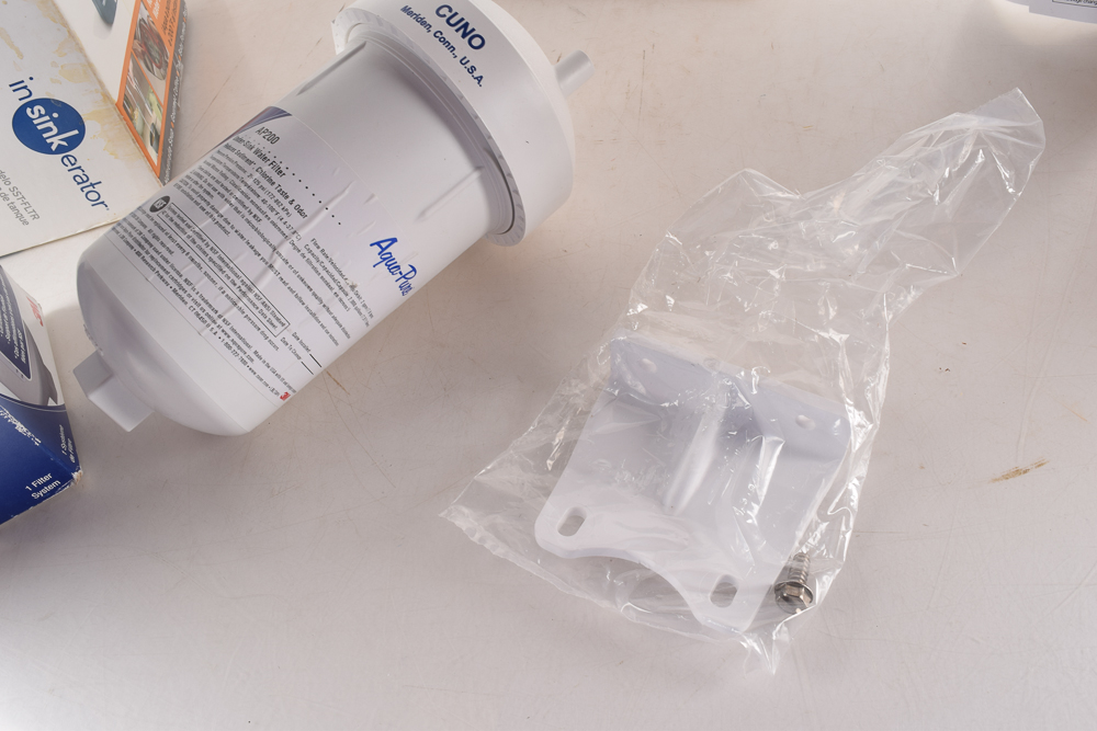 Insinkerator Instant Hot Water Tank and Aqua-Pure Drinking Water System