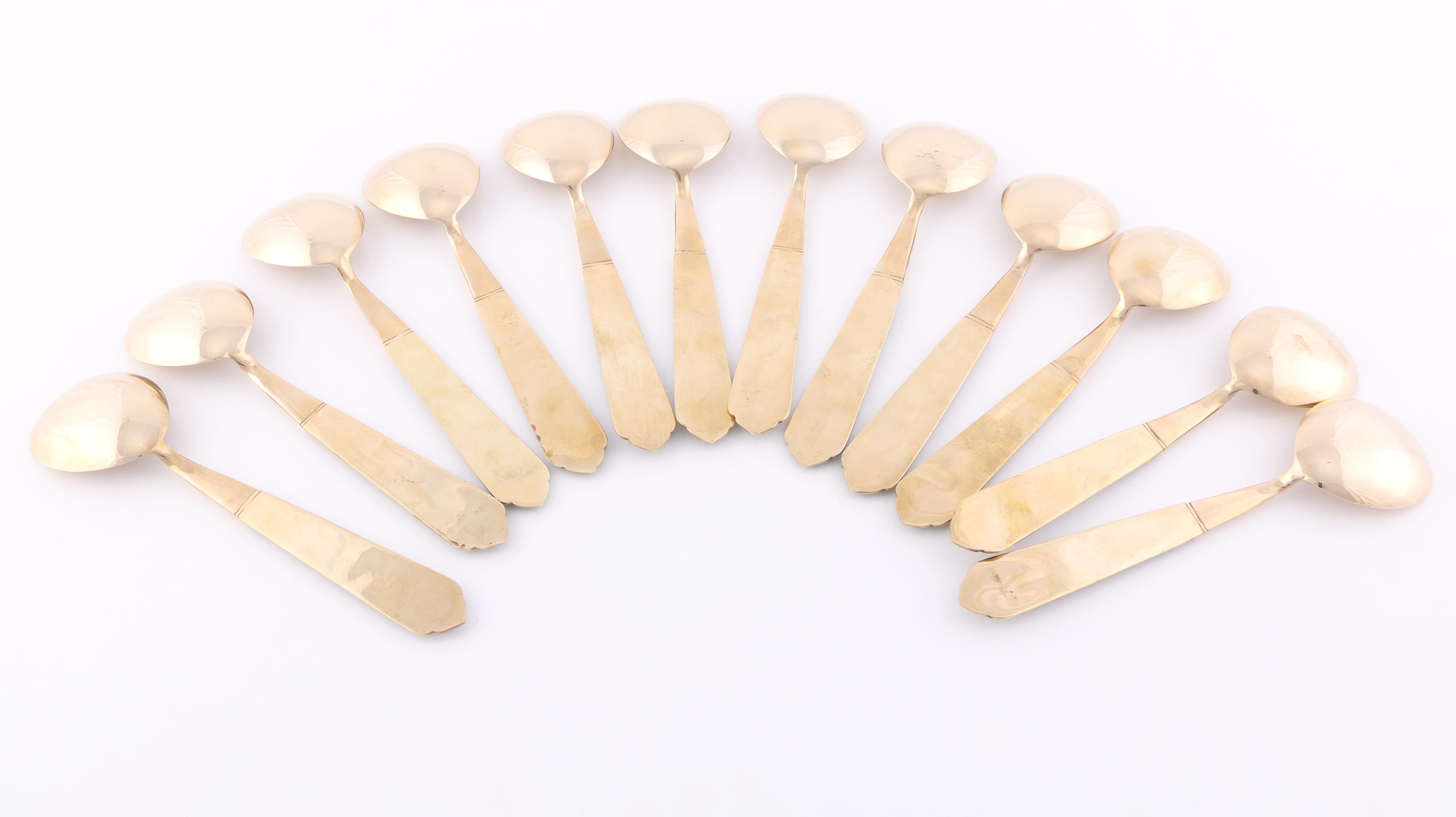 V. Thailand Bronze Flatware Set