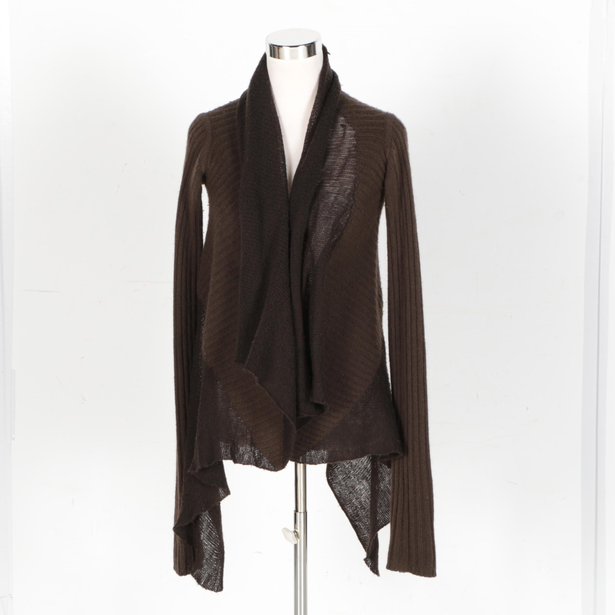 Rich Owens Brown Cardigan