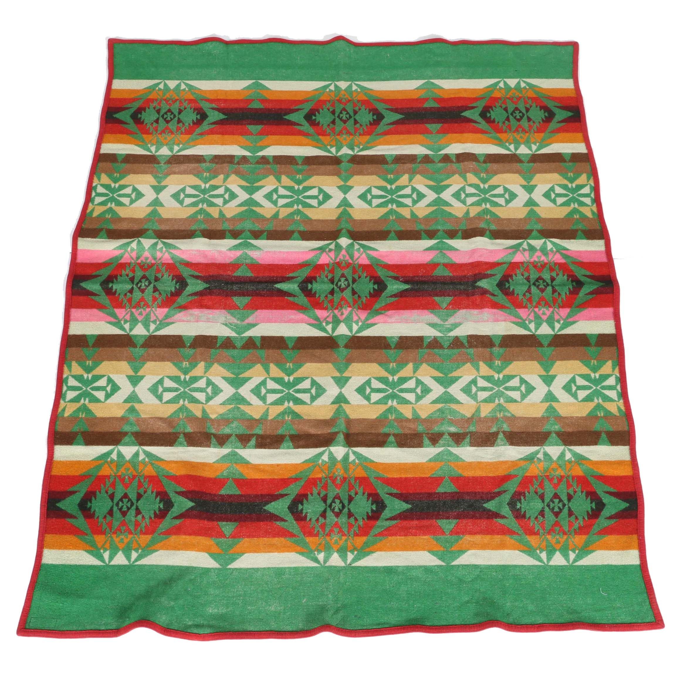 1920s Pendleton "Cayuse" Indian Design Blanket