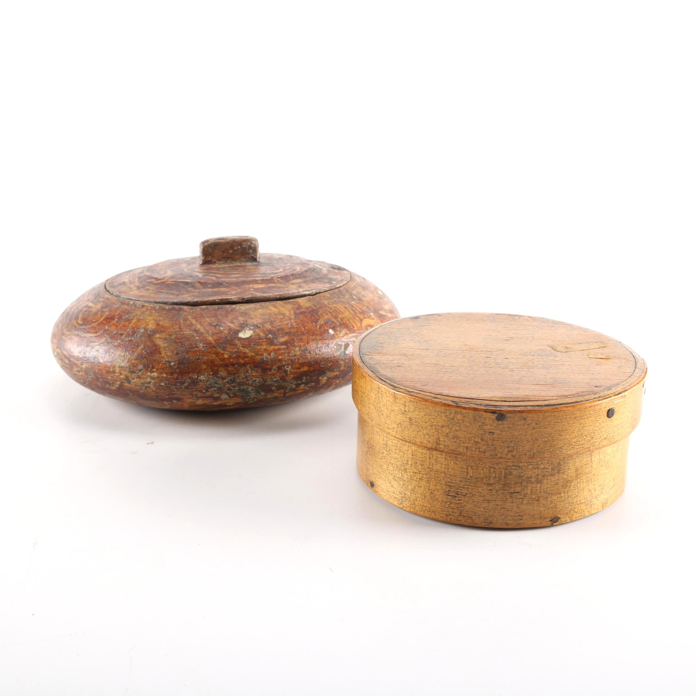 19th Century Lidded Boxes