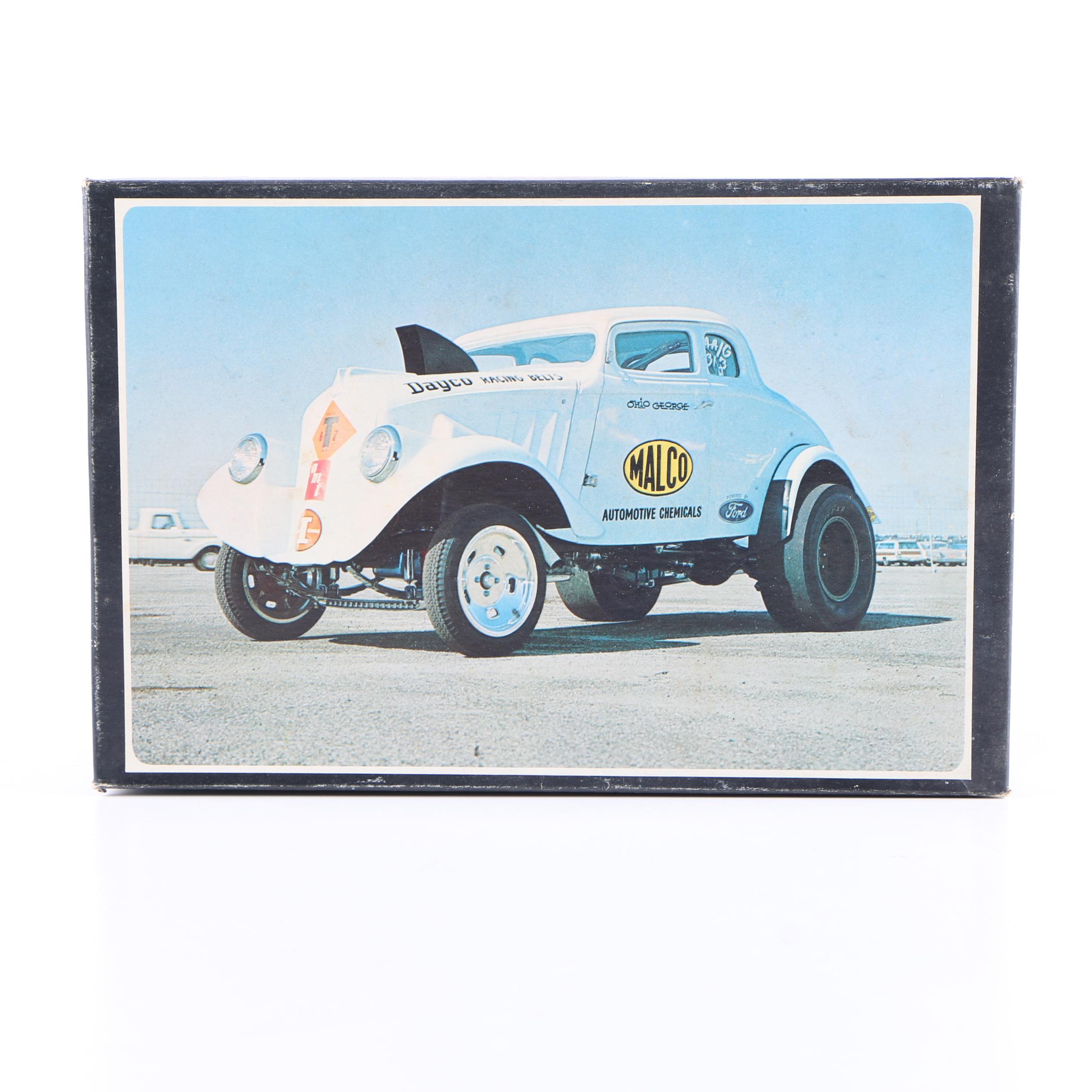 Collection of Vintage Model Car Kits featuring AMT