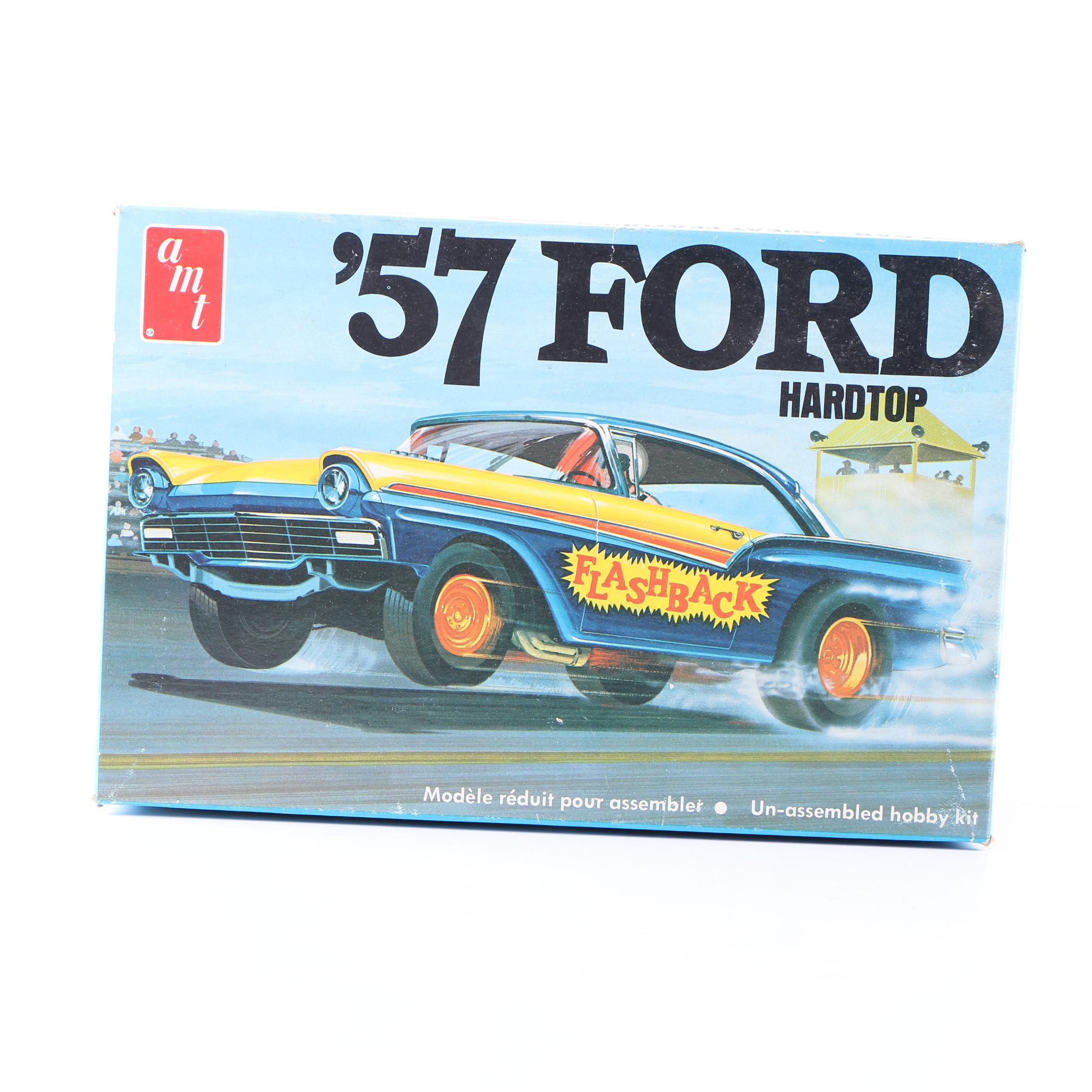 Collection of Vintage Model Car Kits featuring AMT