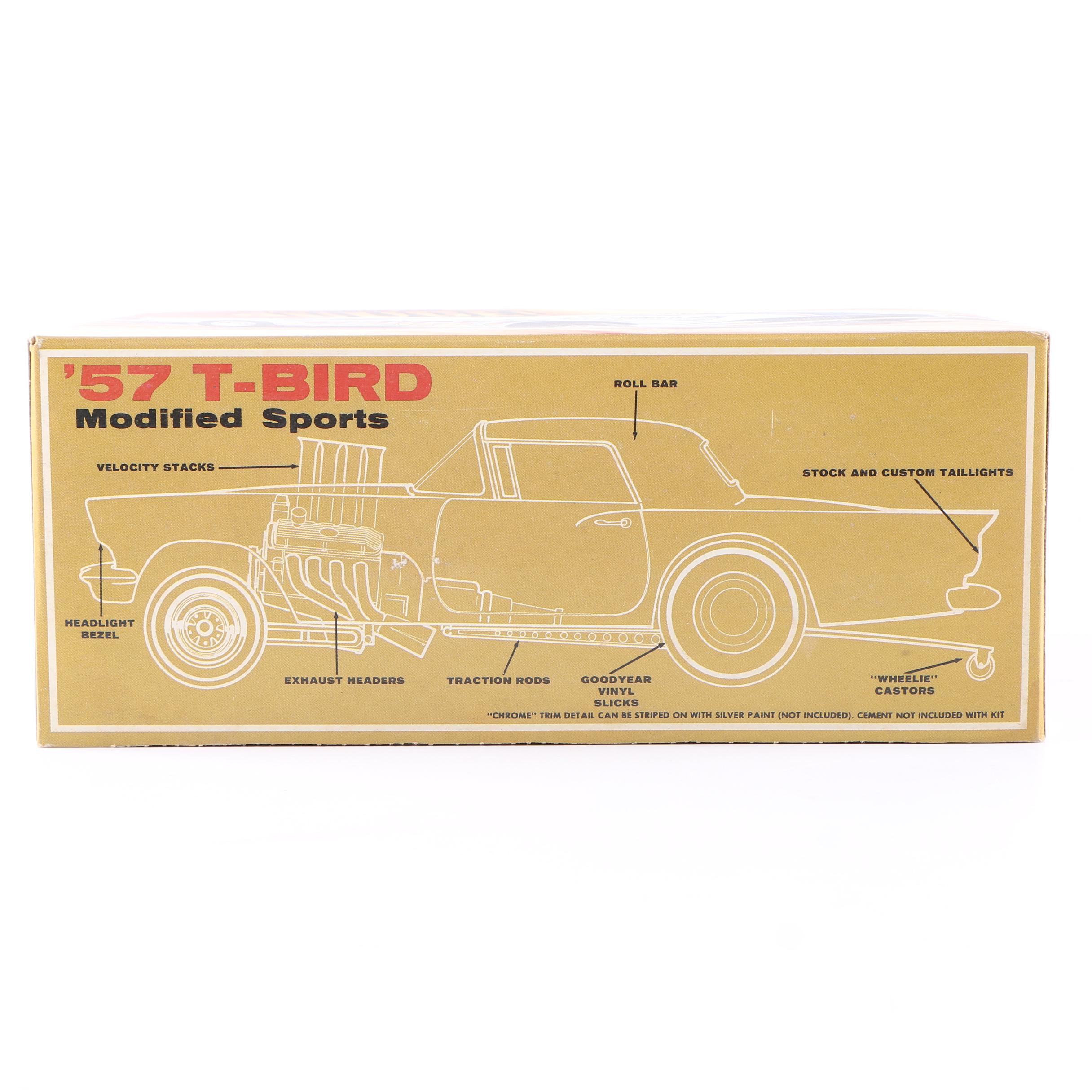 Collection of Vintage Model Car Kits featuring AMT