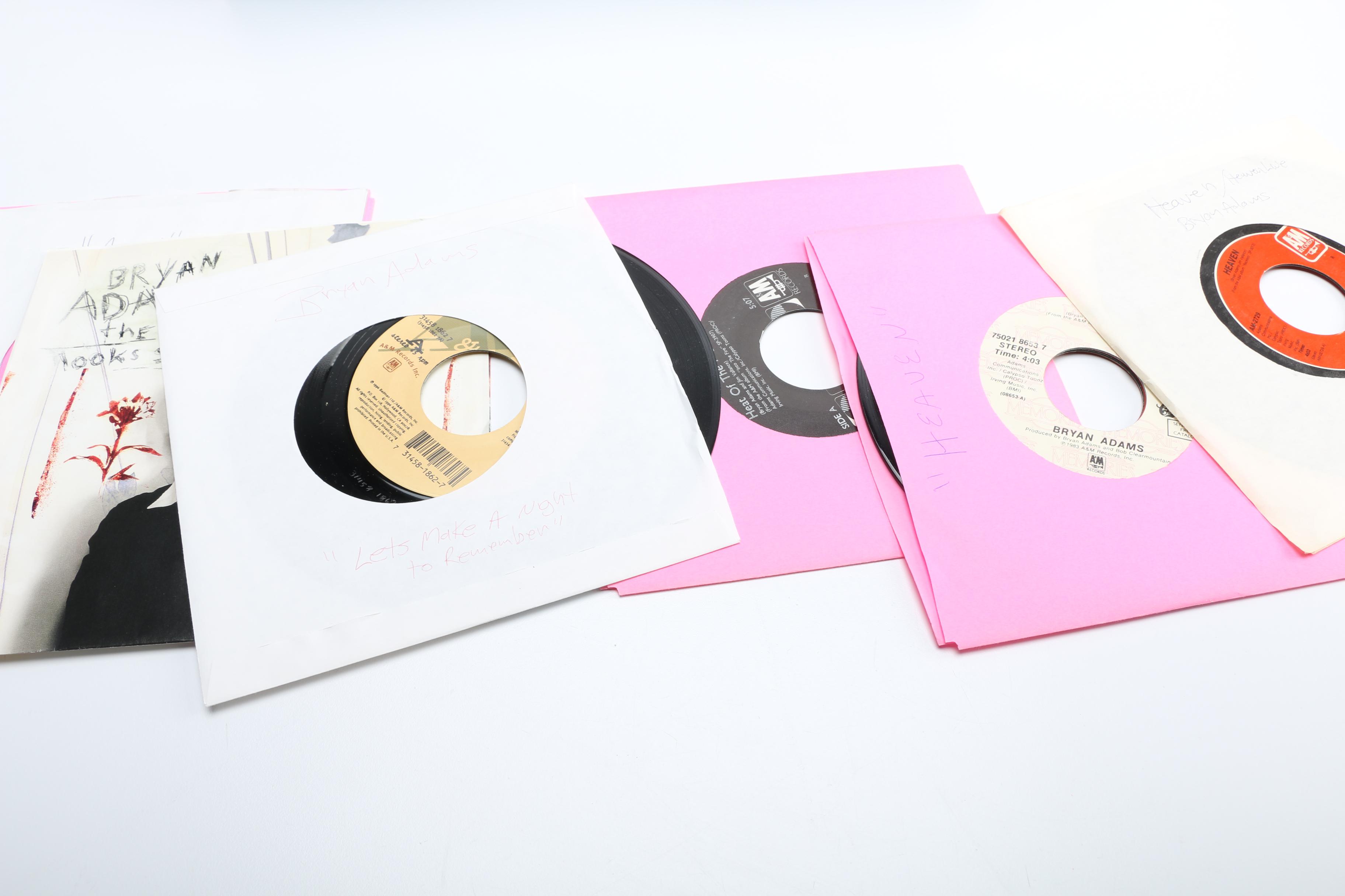 Vintage 45 RPM Carrying Cases With Records