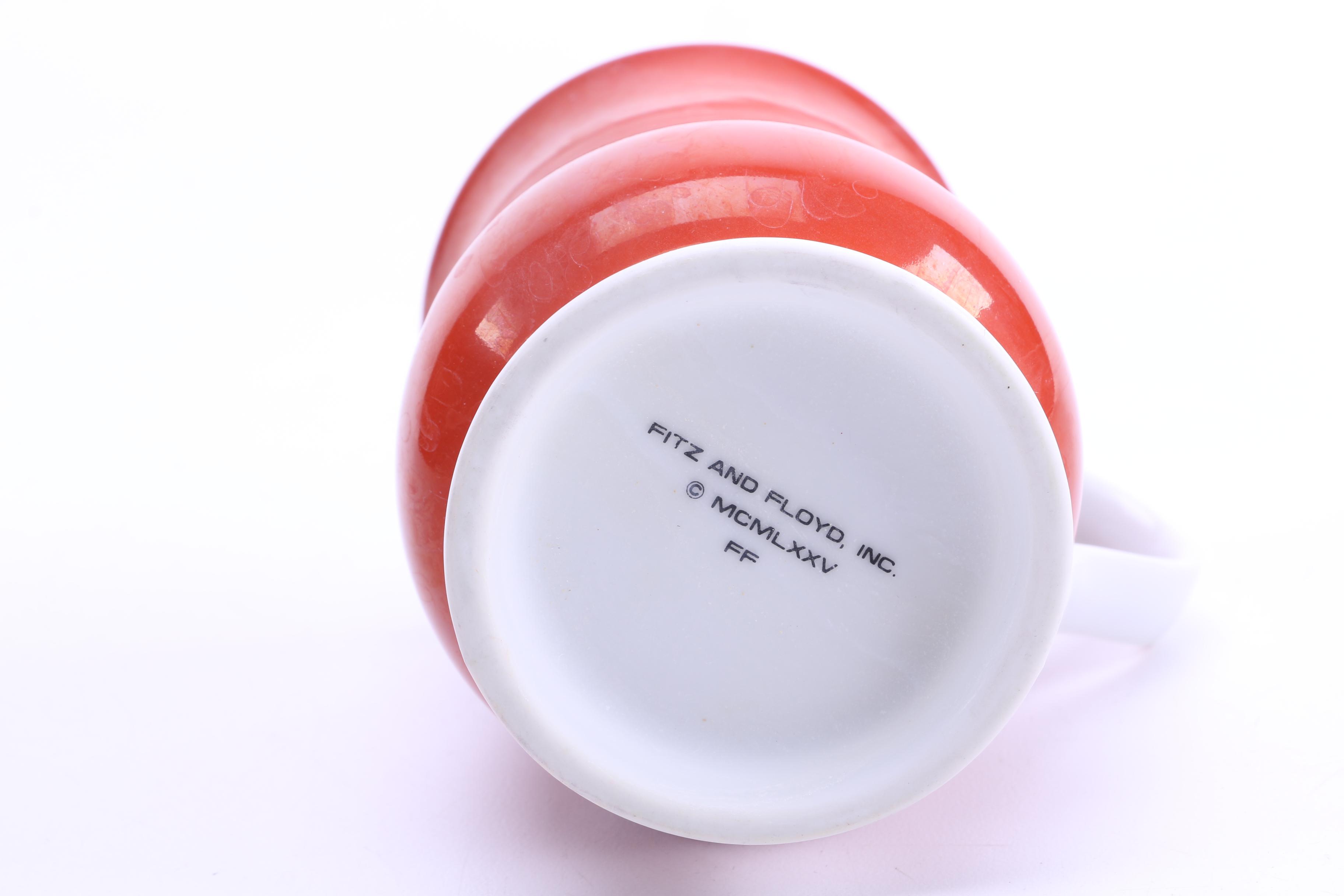 Fitz and Floyd "Rondelet Rouge" China Tableware