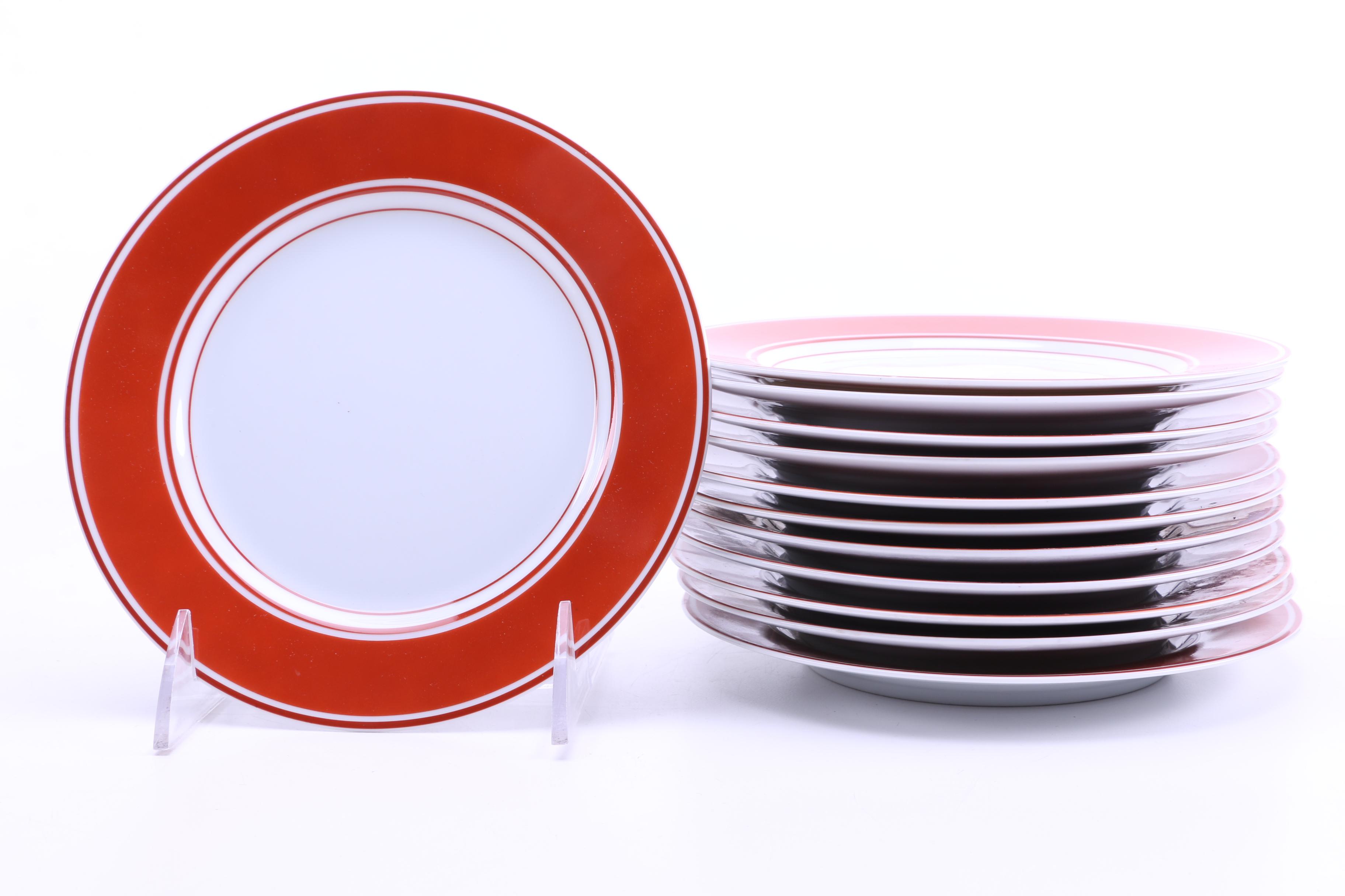 Fitz and Floyd "Rondelet Rouge" China Tableware