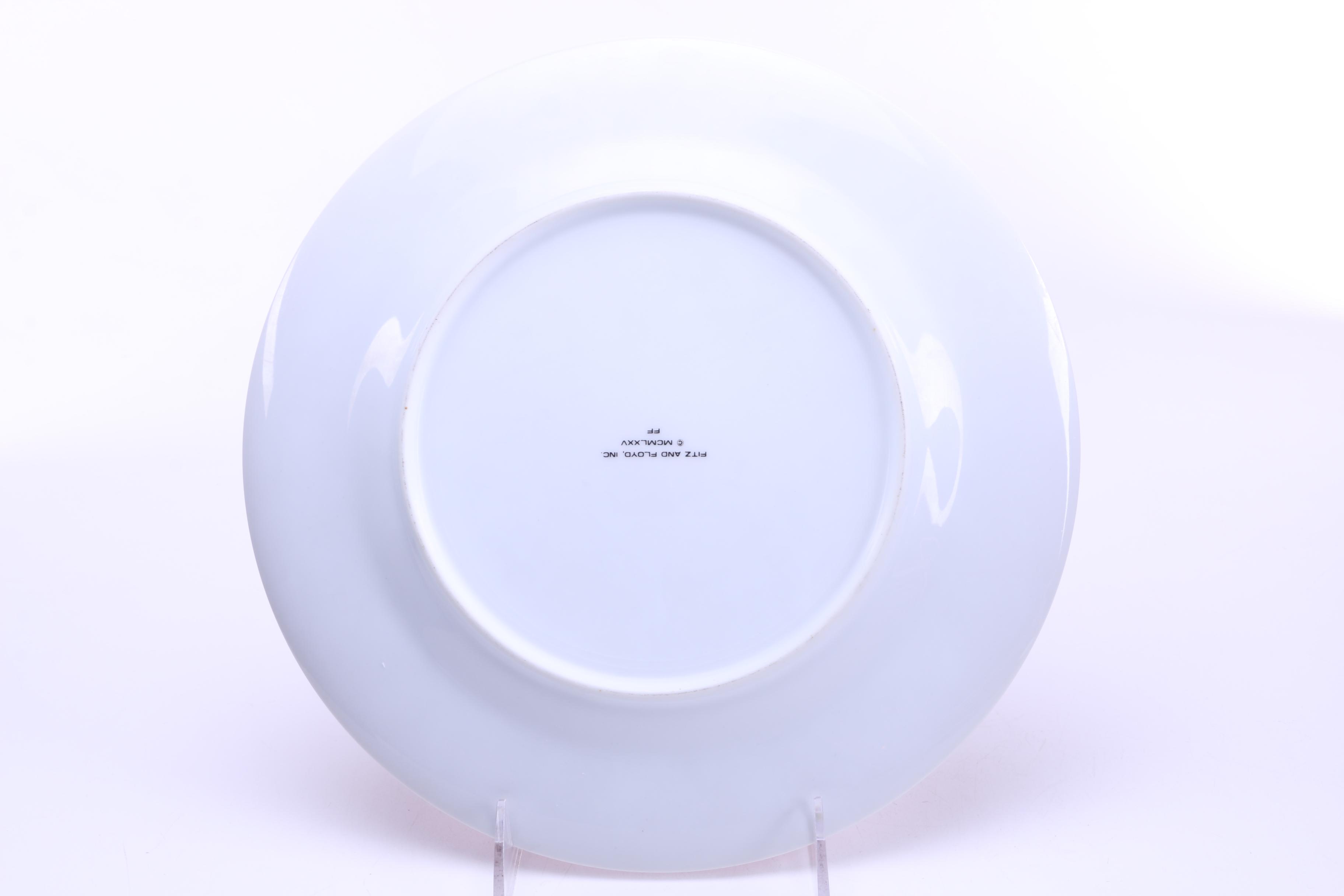 Fitz and Floyd "Rondelet Rouge" China Tableware