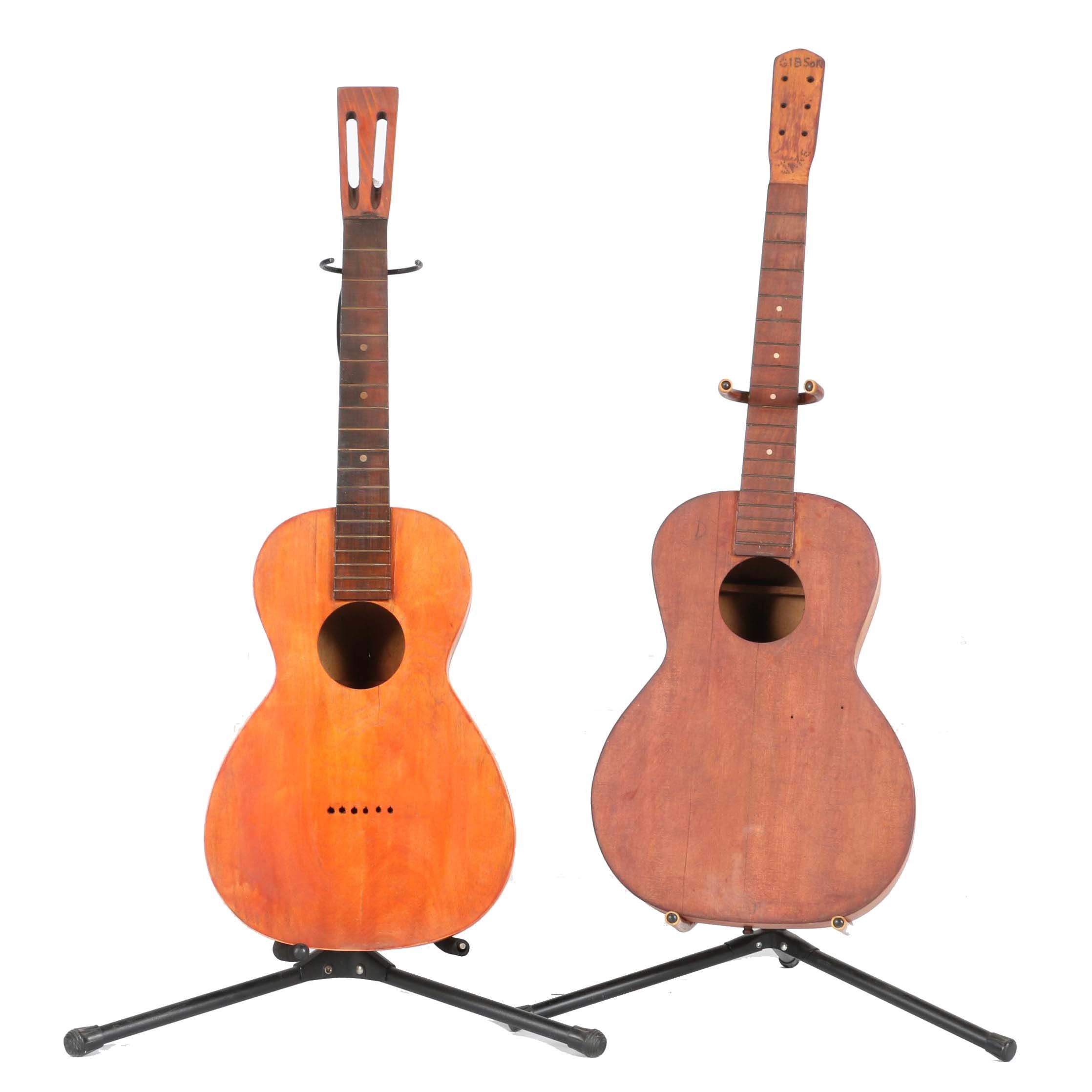 Vintage Parlor Style Acoustic Guitar Bodies