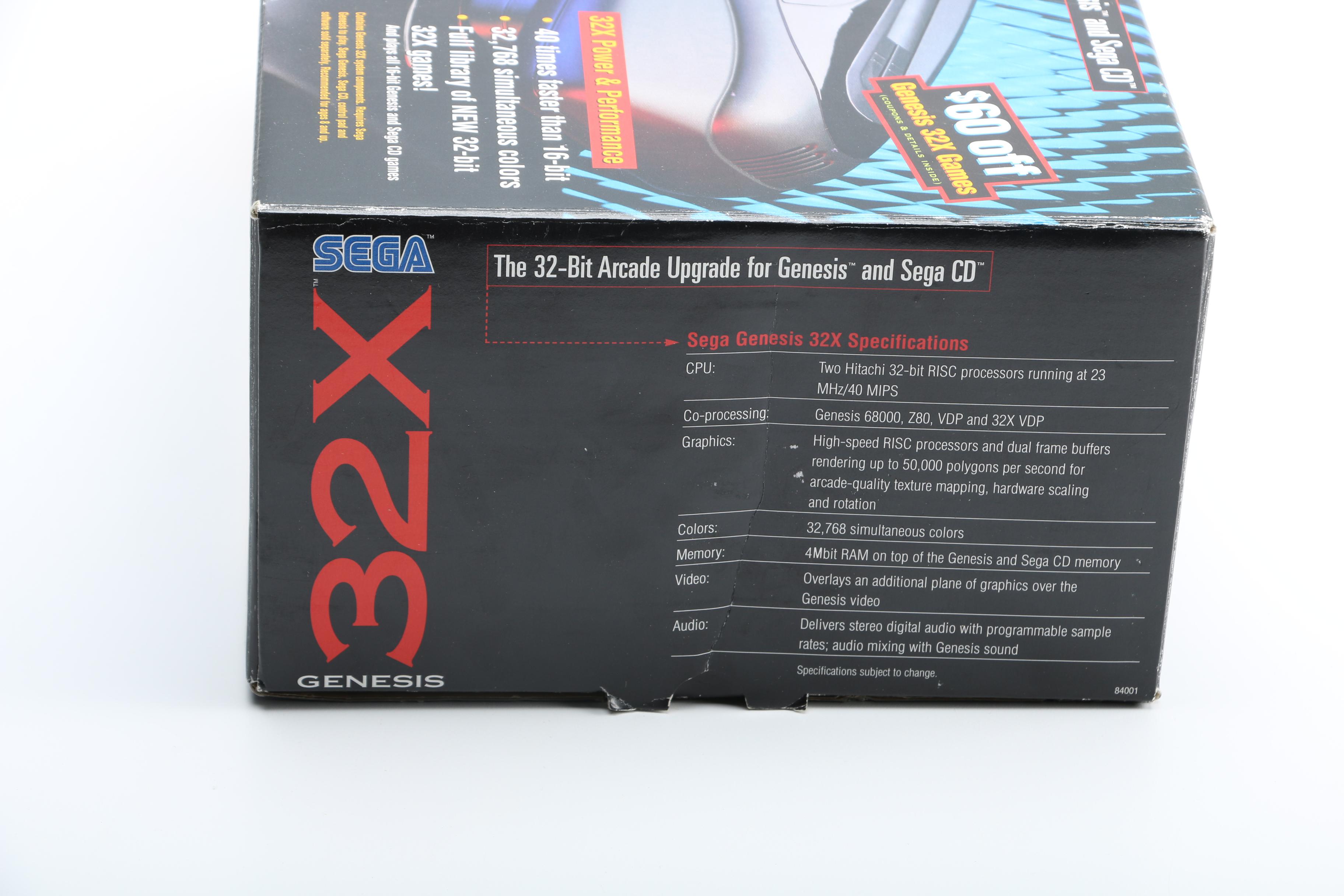 Sega Genesis Game Console and Accessories