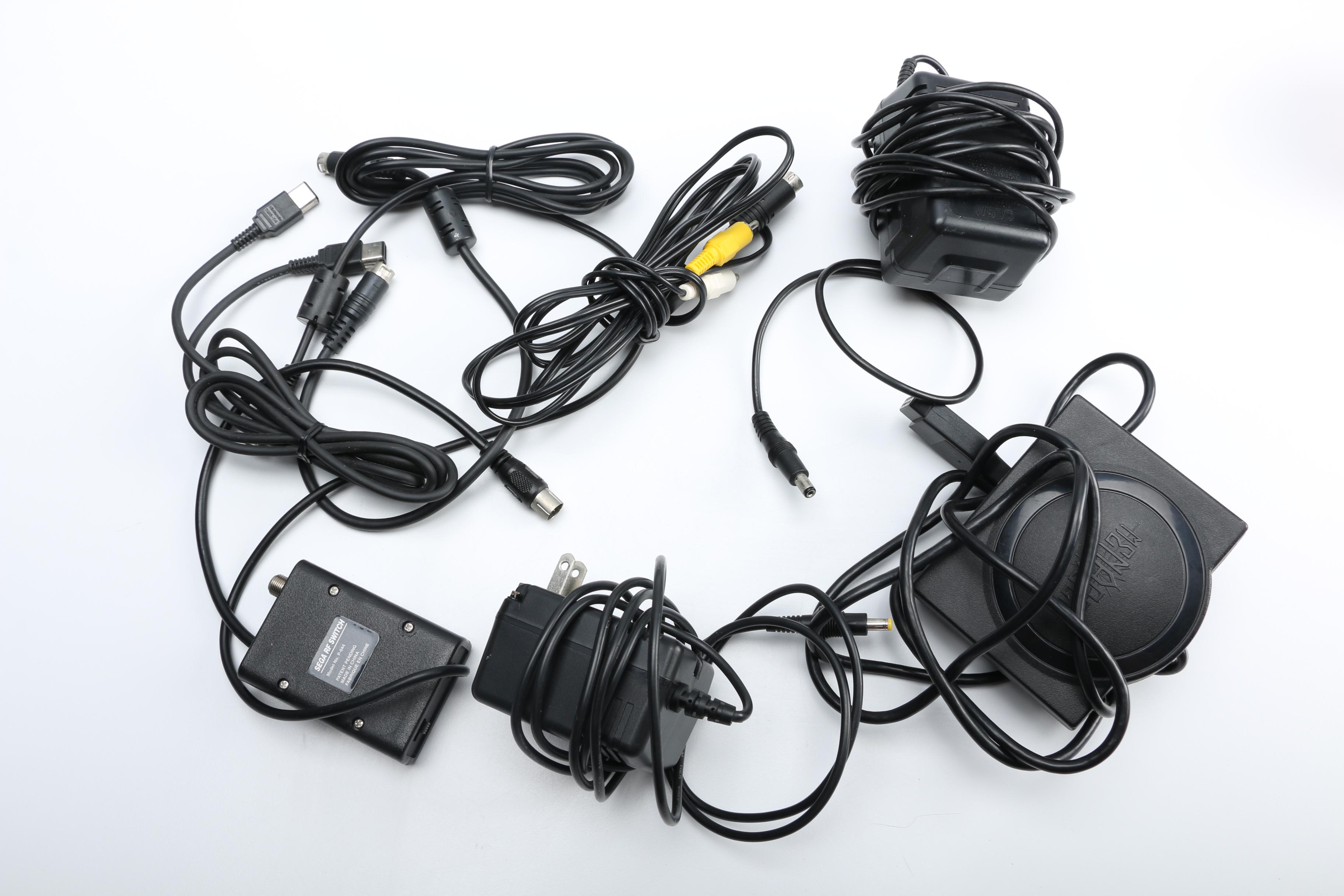 Sega Genesis Game Console and Accessories