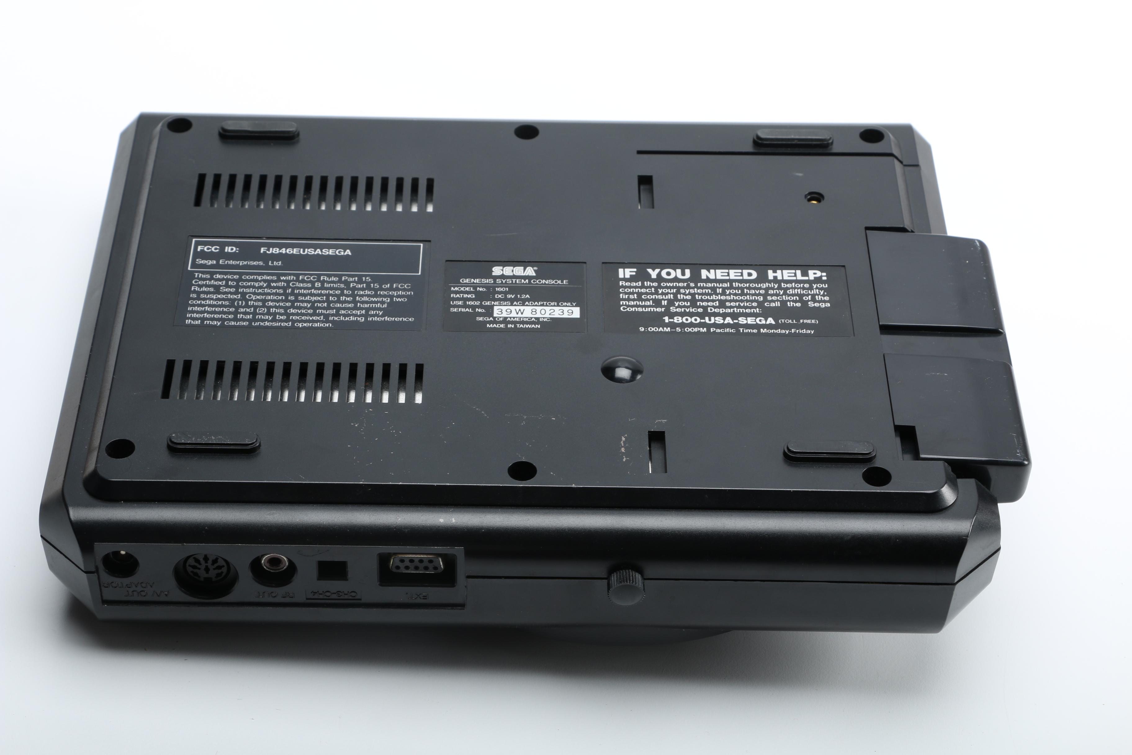 Sega Genesis Game Console and Accessories