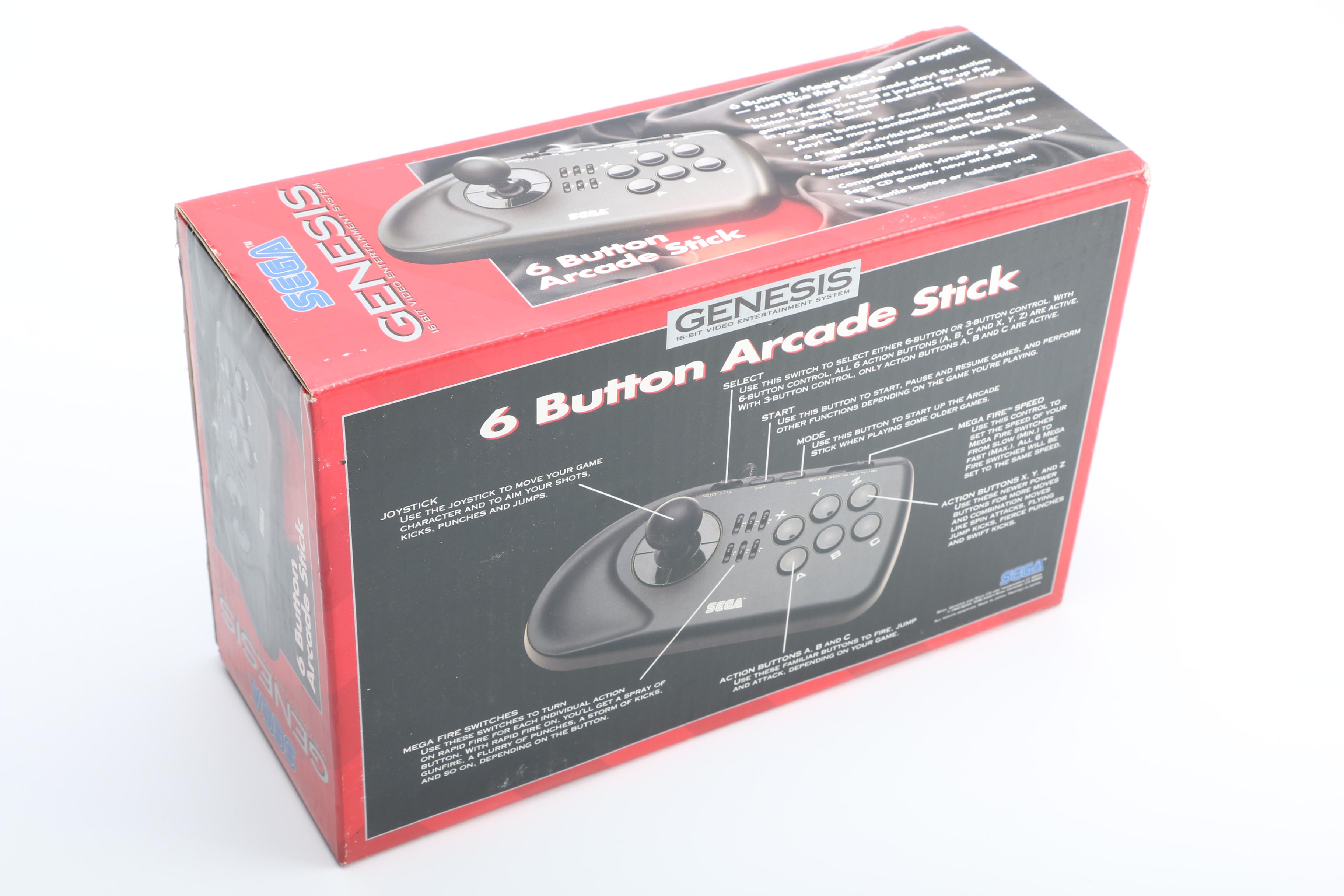 Sega Genesis Game Console and Accessories