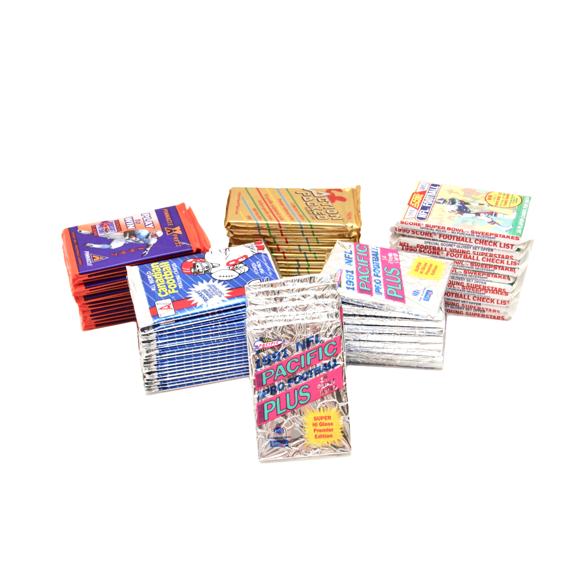 Assortment of 1990s Football Cards