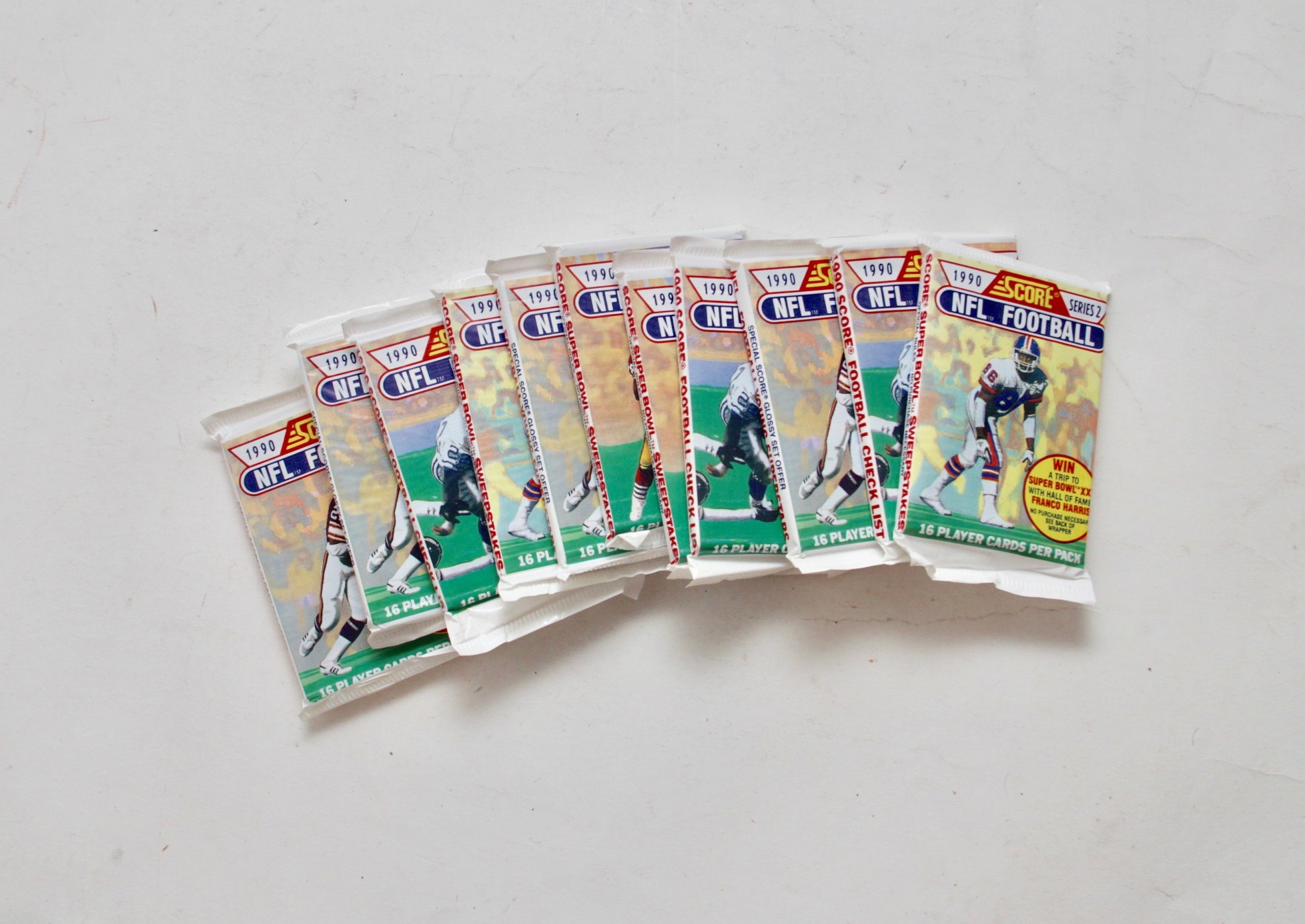 Assortment of 1990s Football Cards