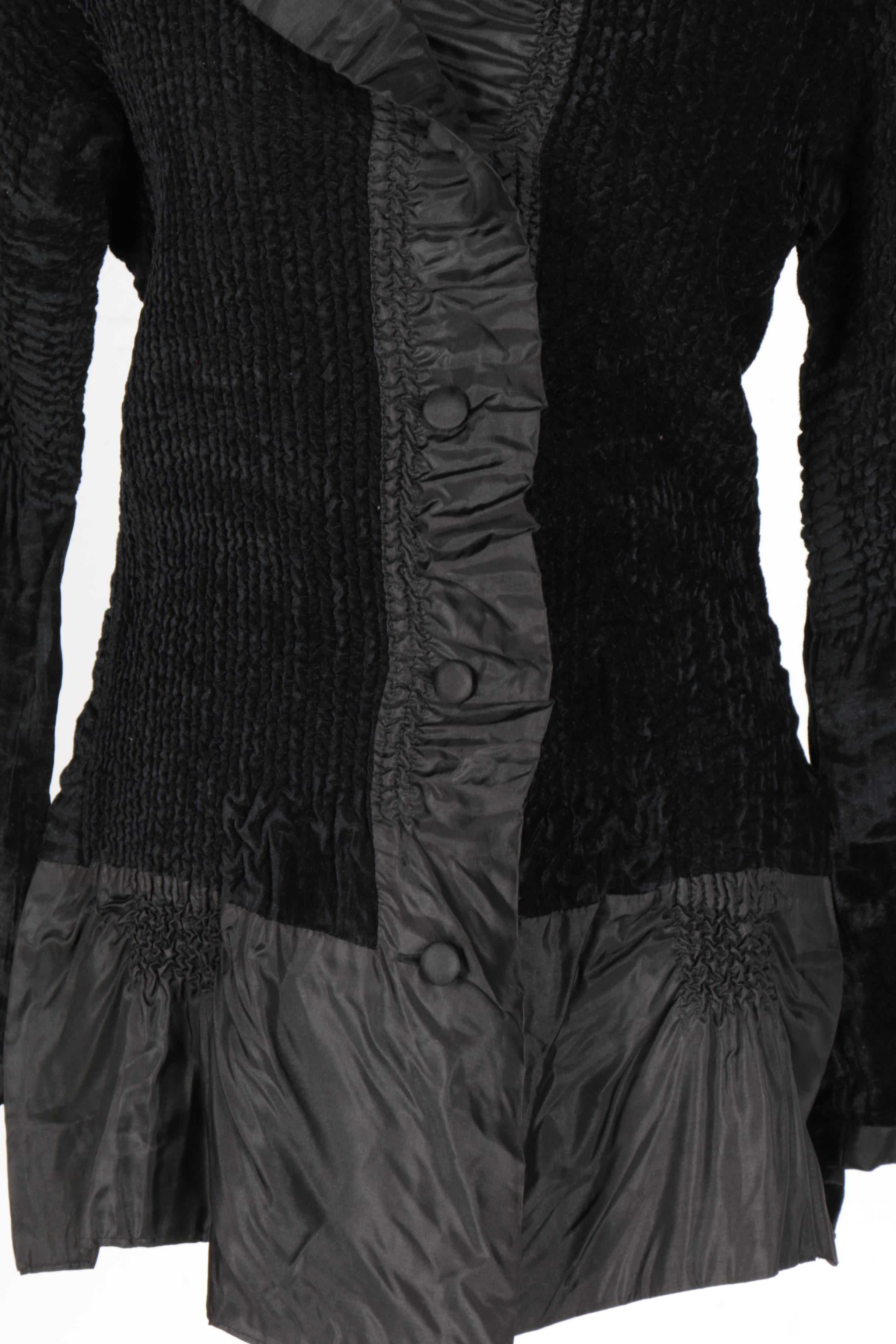 Yoshiki Hishinuma Black Ruffled Jacket