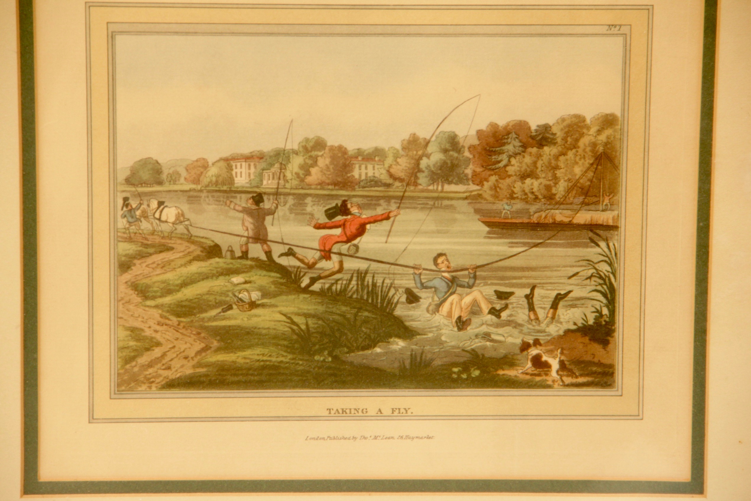 Framed English Offset Lithograph Prints of Series