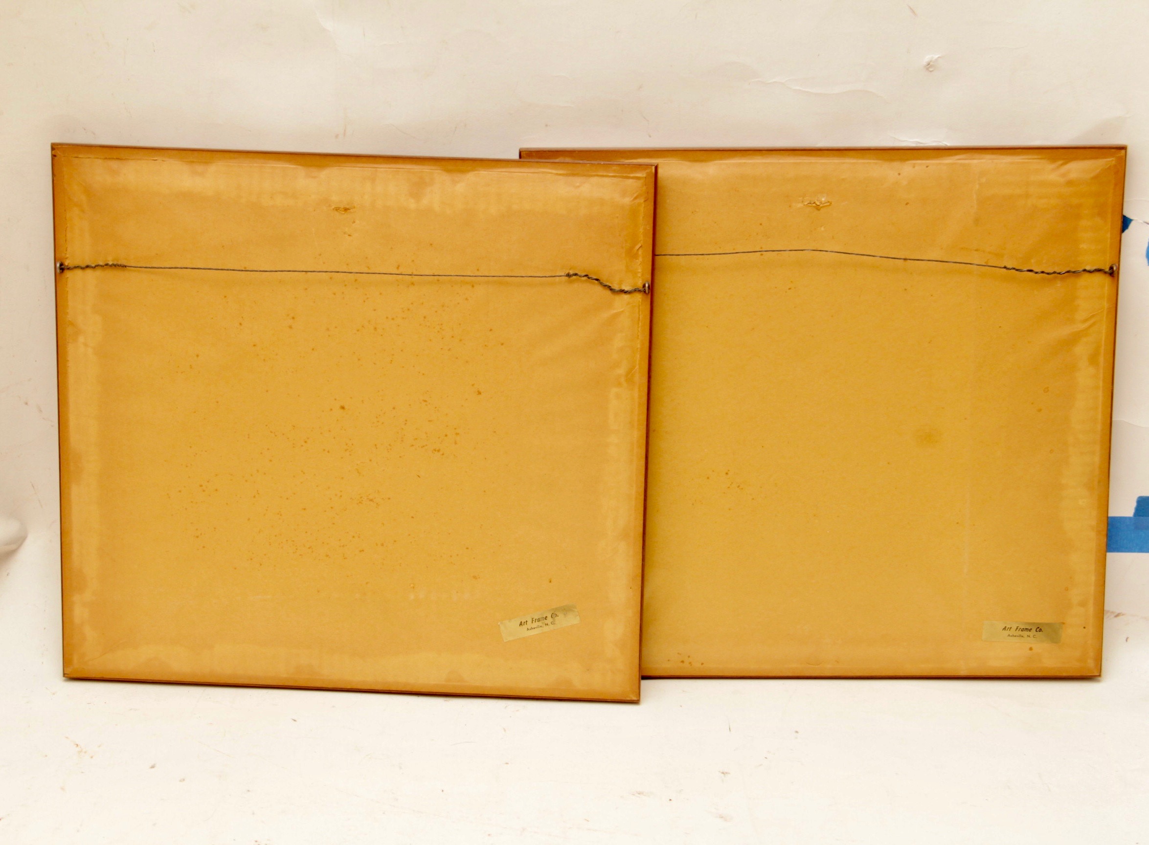 Framed English Offset Lithograph Prints of Series