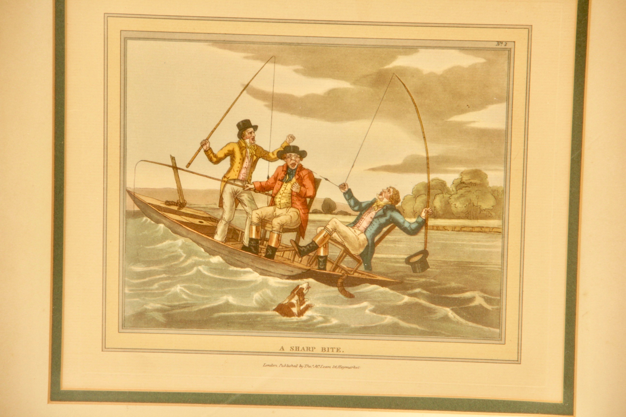 Framed English Offset Lithograph Prints of Series