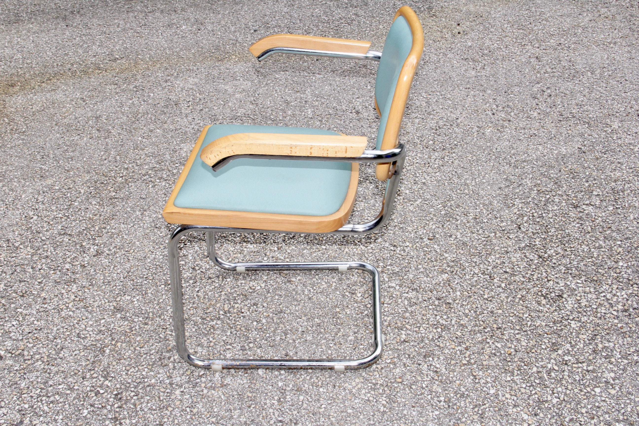 Vintage Mid-Century Cantilever Armchair