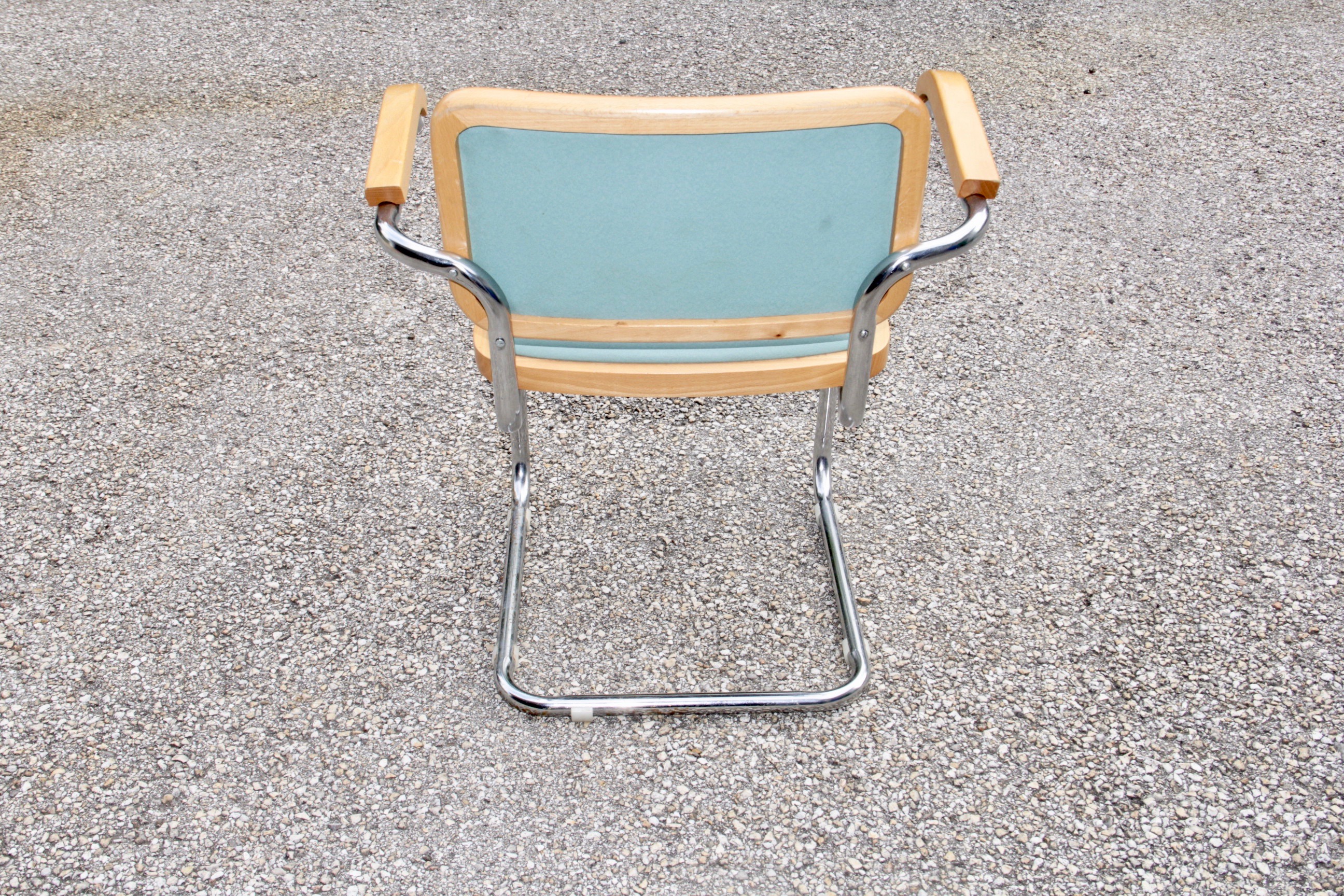 Vintage Mid-Century Cantilever Armchair
