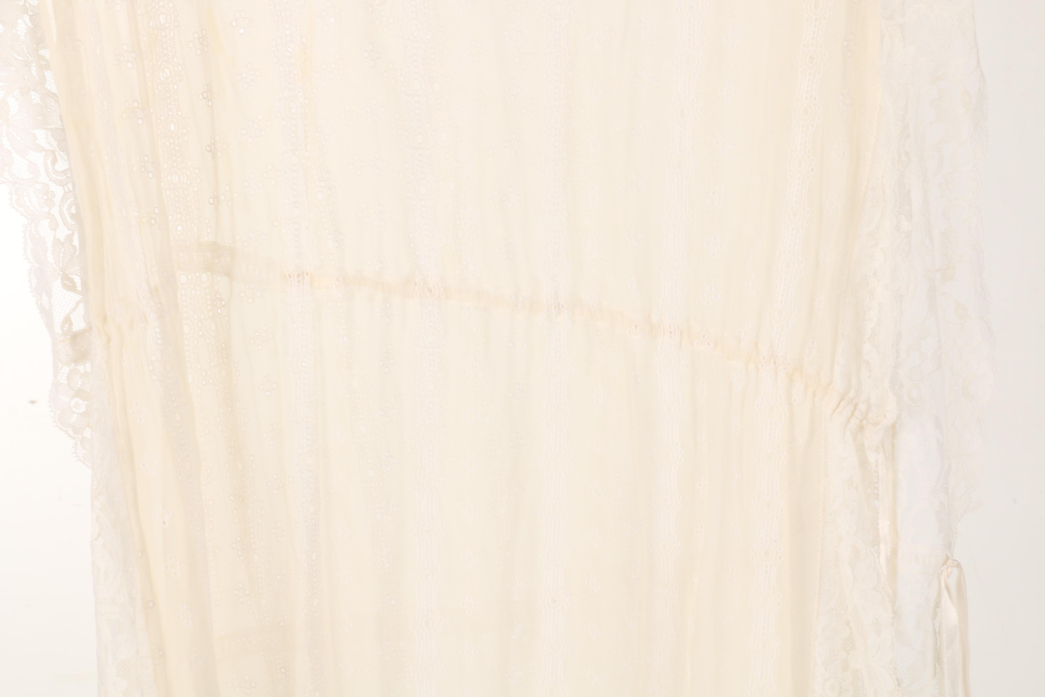 Shu-Ba by Holly Lueders Ivory and White Lace Slip