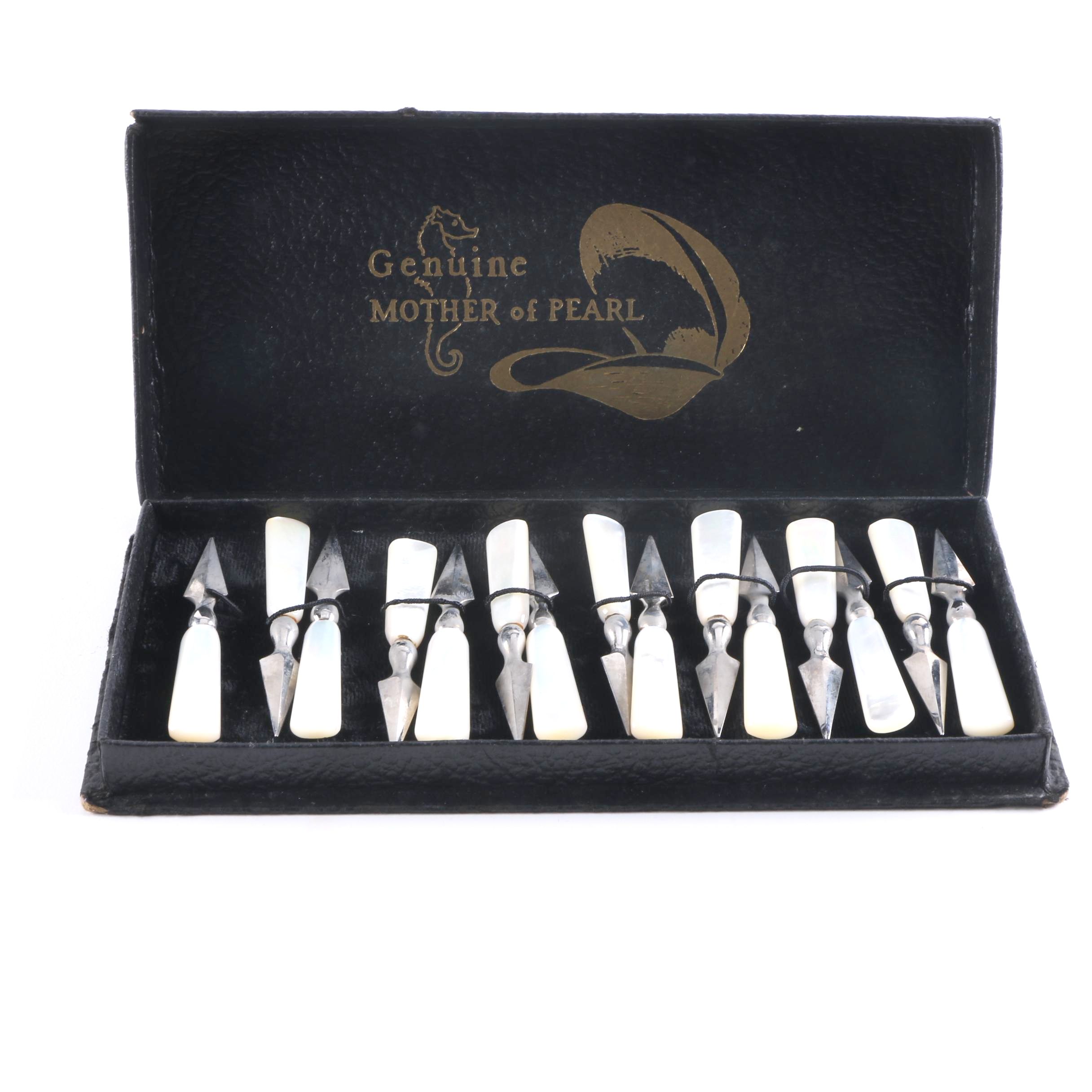 Corn on the Cob Spears With Mother of Pearl Handles