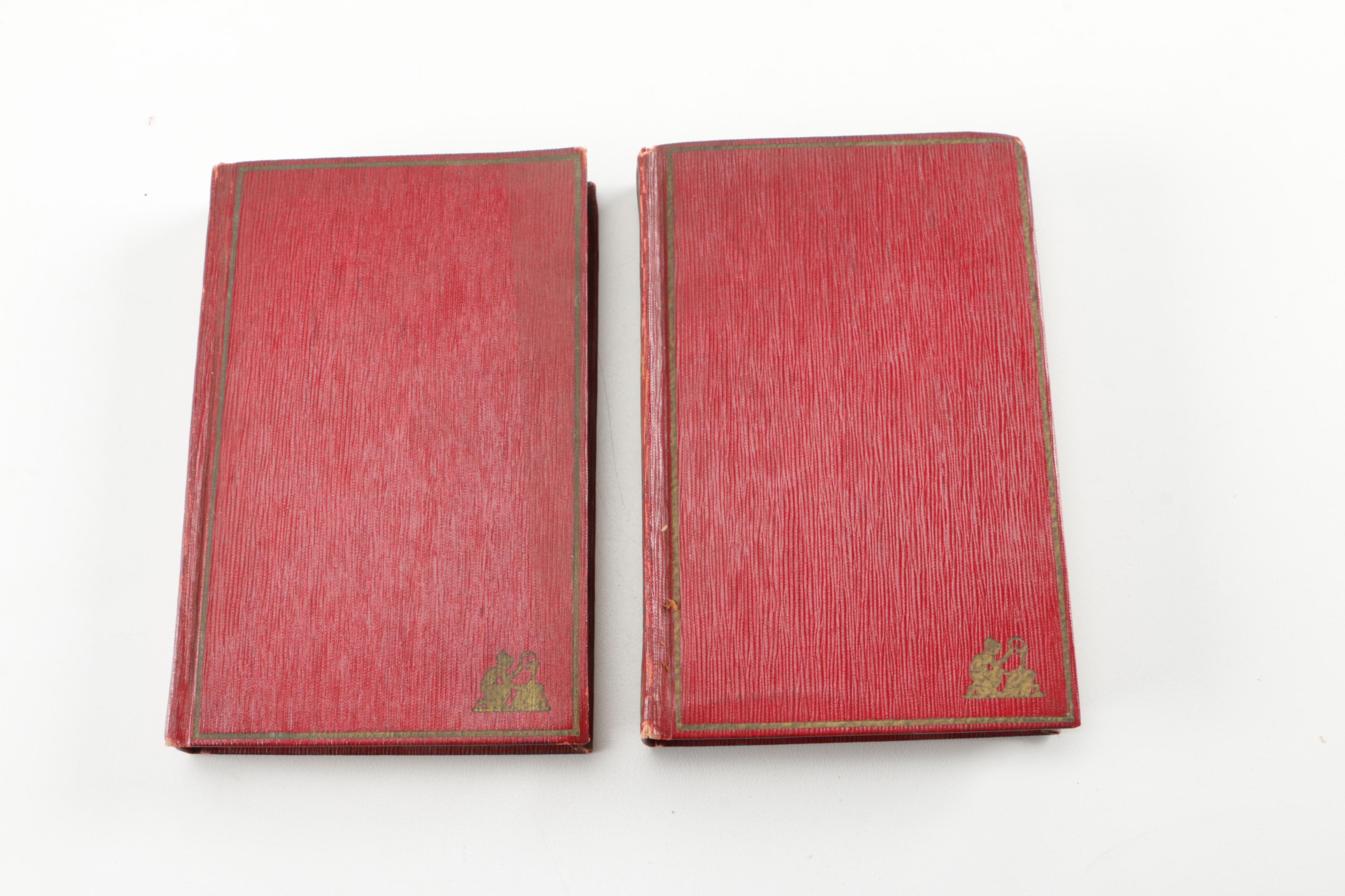 Assortment of Antique Books including New Edition "The Poetical Works" by John Keats