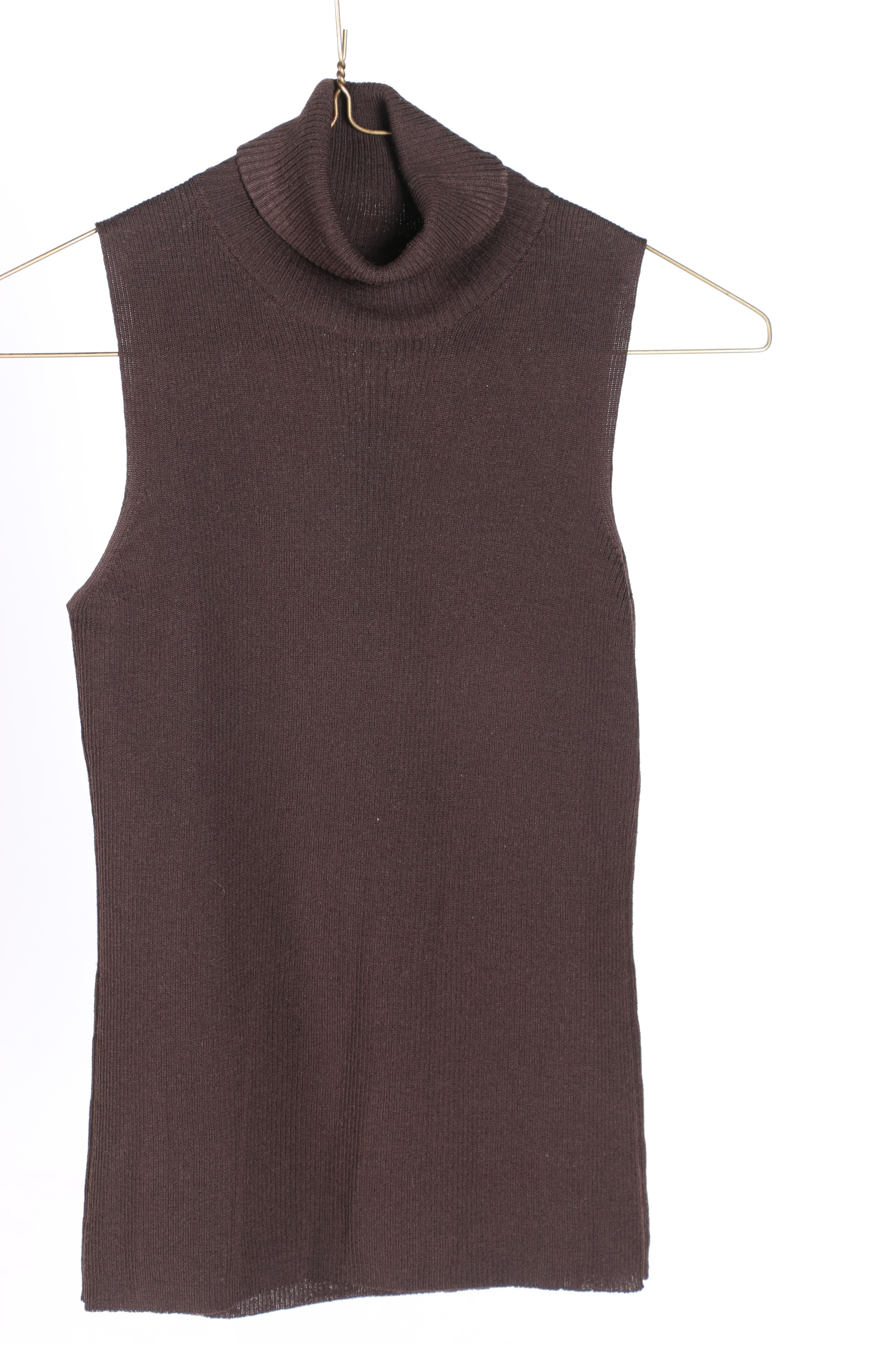 Sleeveless Turtleneck Sweaters