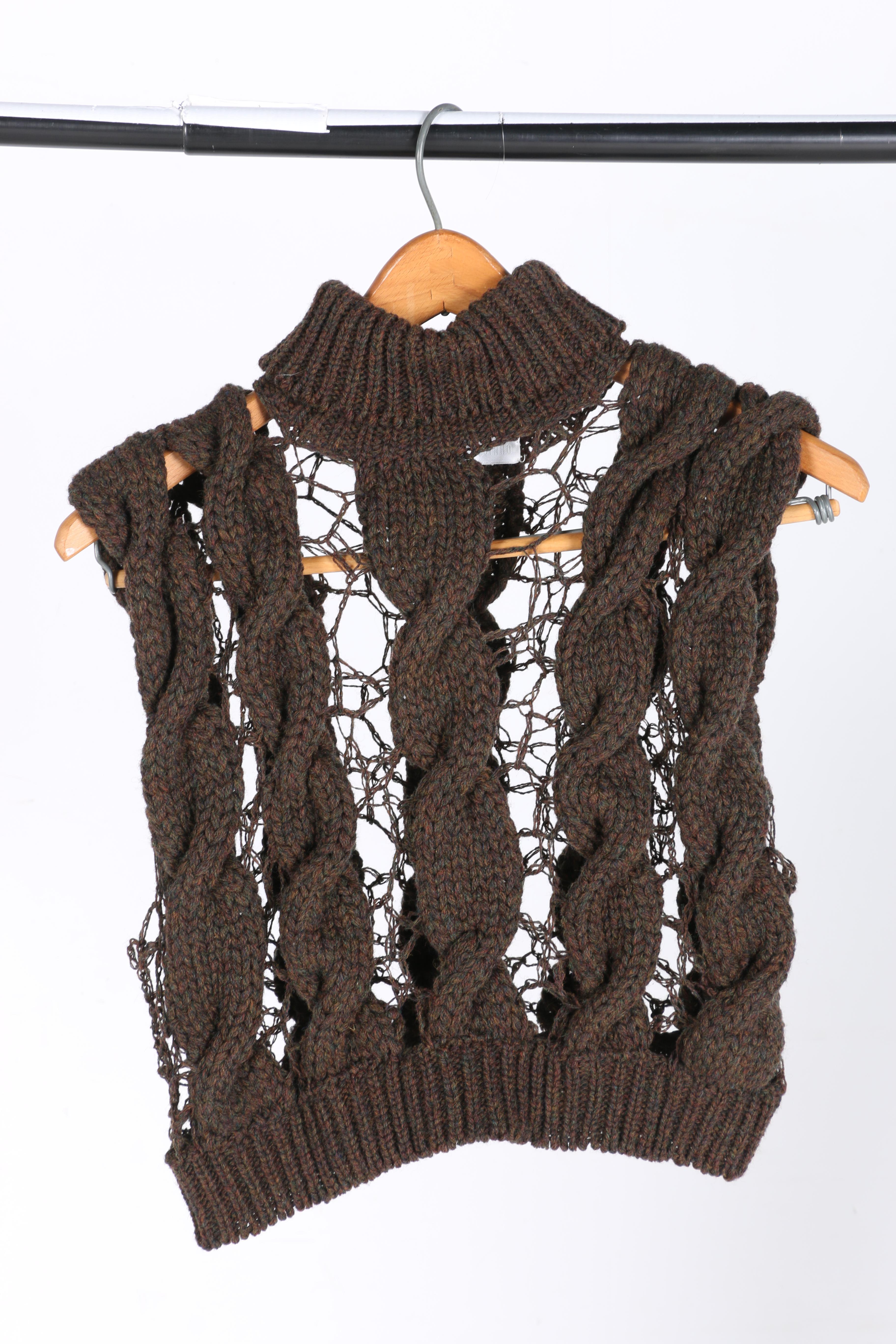Veronique Branquinho Cable Knit Vests