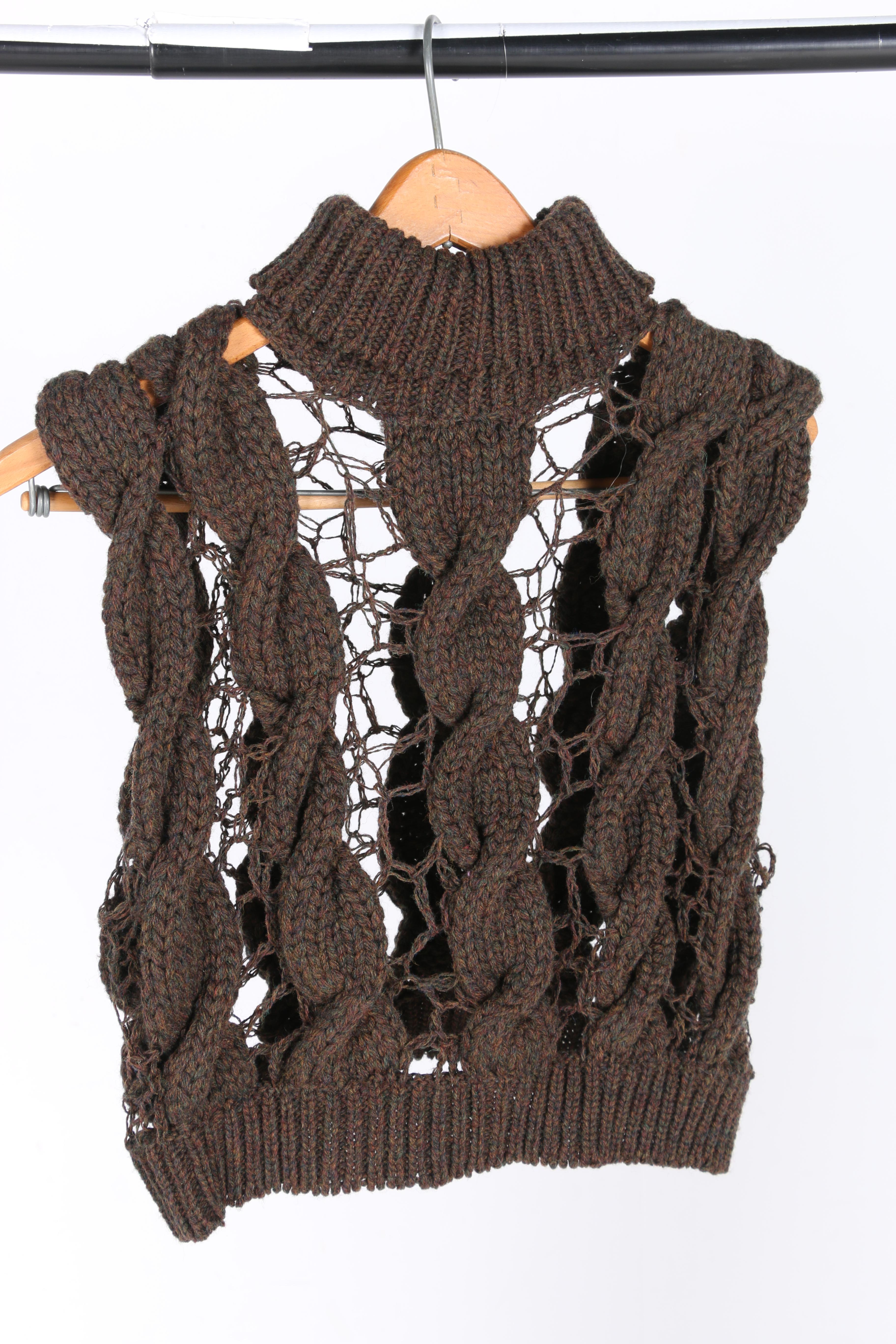 Veronique Branquinho Cable Knit Vests