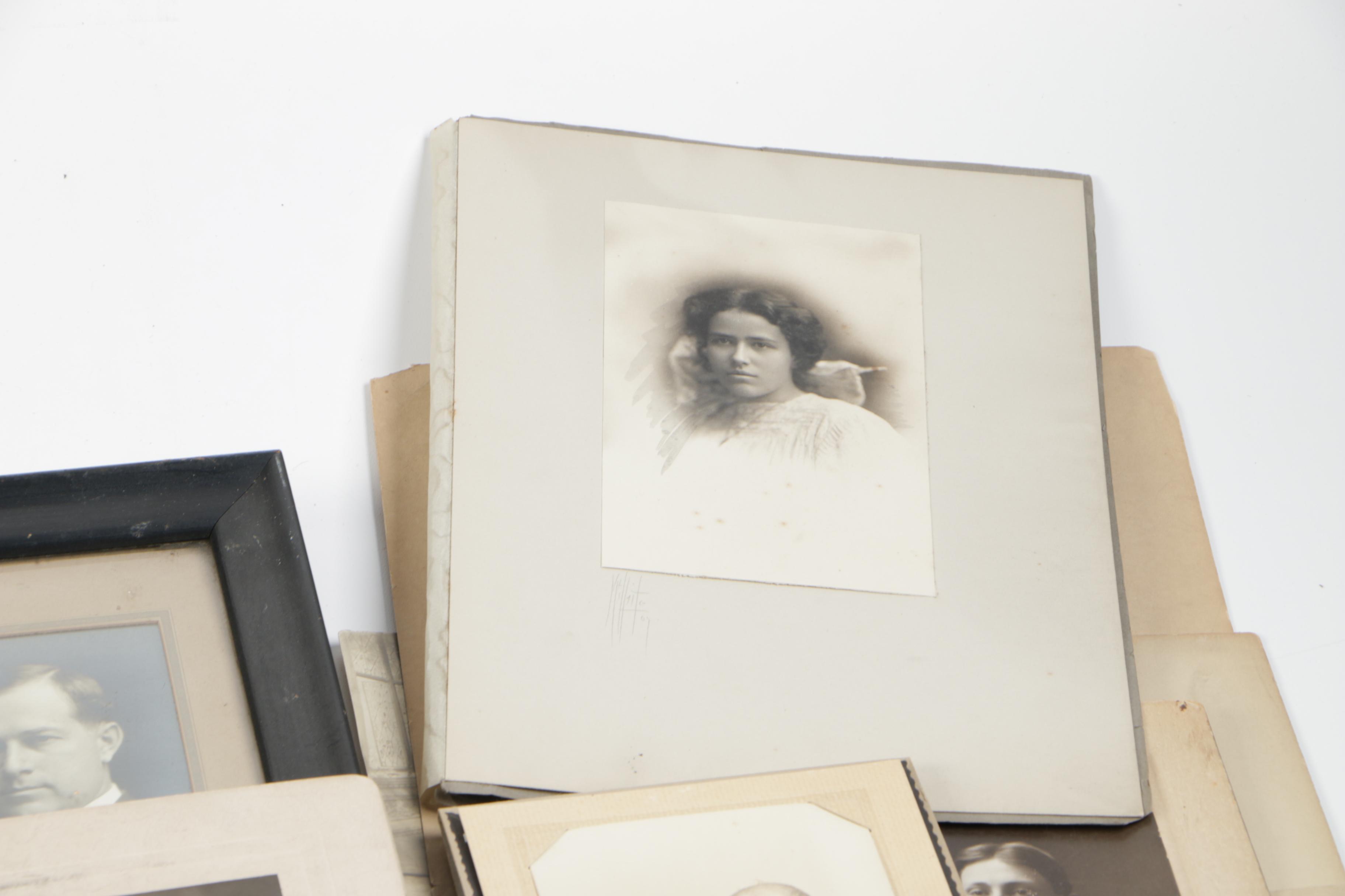 Assorted Antique and Vintage  Photos, Postcards, and Other Items