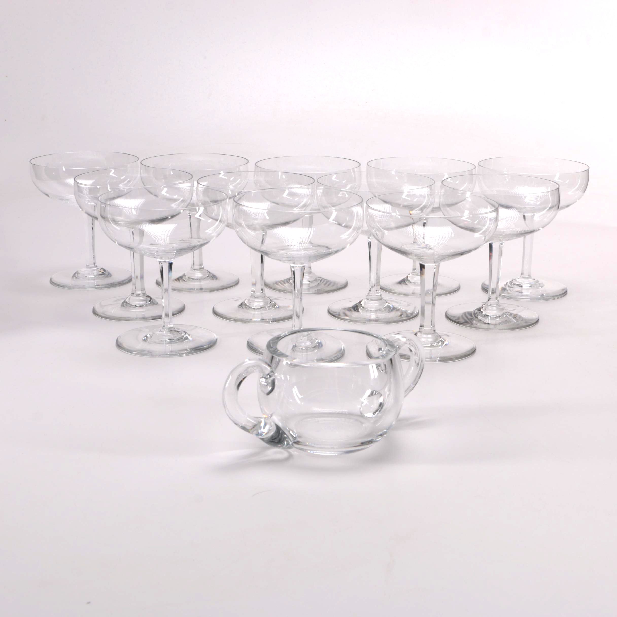 Baccarat "Rabelais" Crystal Champagne Coupes