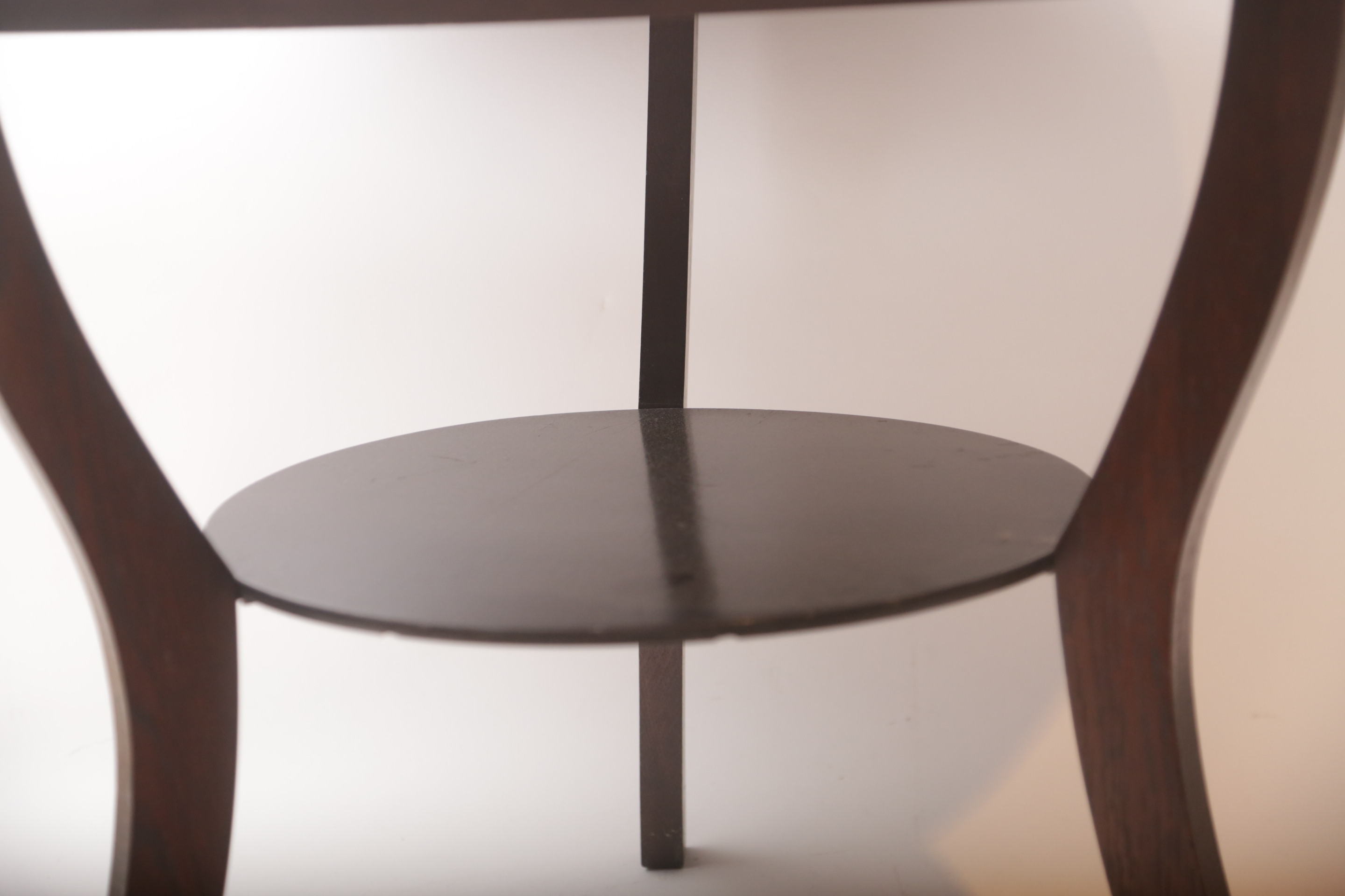 Two Copper Top Side Tables