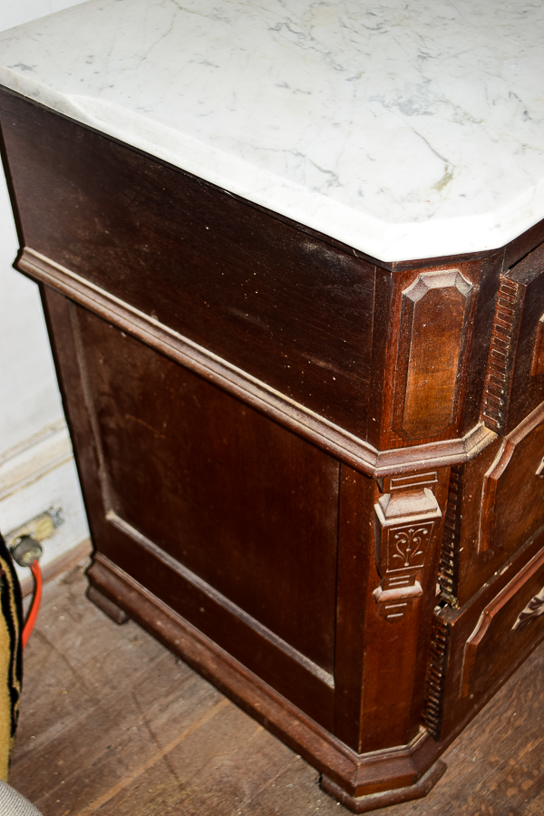 Antique Marble Top Dresser