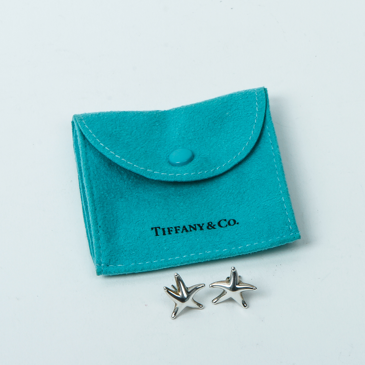 Elsa Peretti for Tiffany & Co Sterling Starfish Earrings
