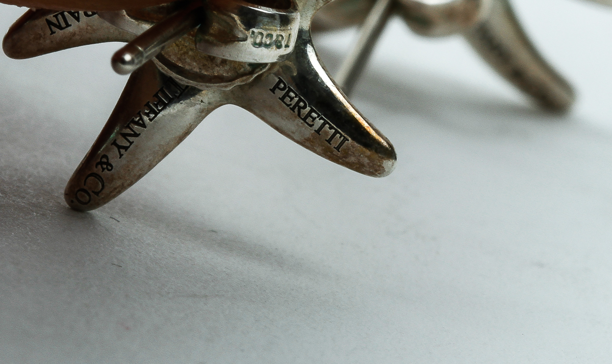 Elsa Peretti for Tiffany & Co Sterling Starfish Earrings