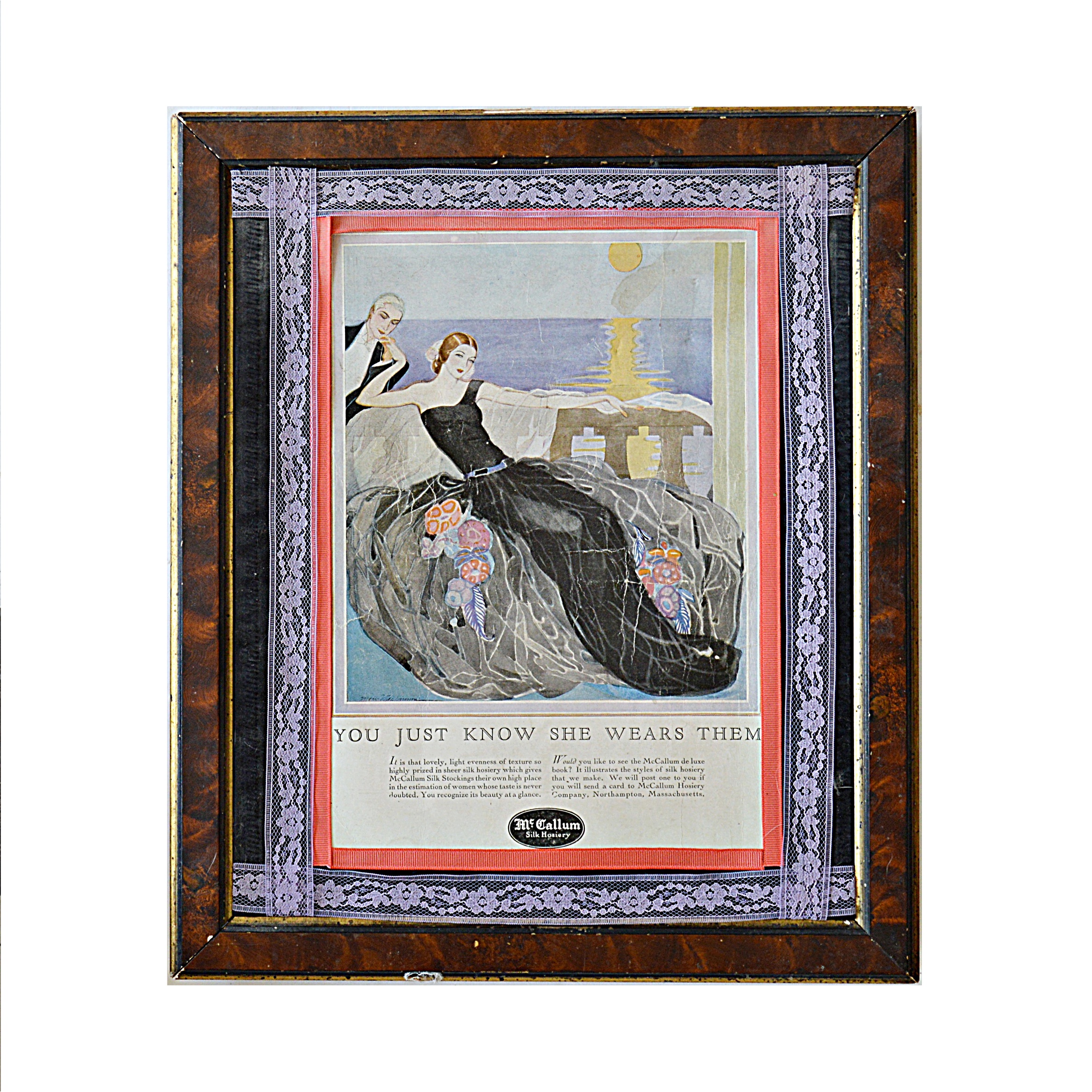 Vintage 1920s McCallum Hosiery Ad