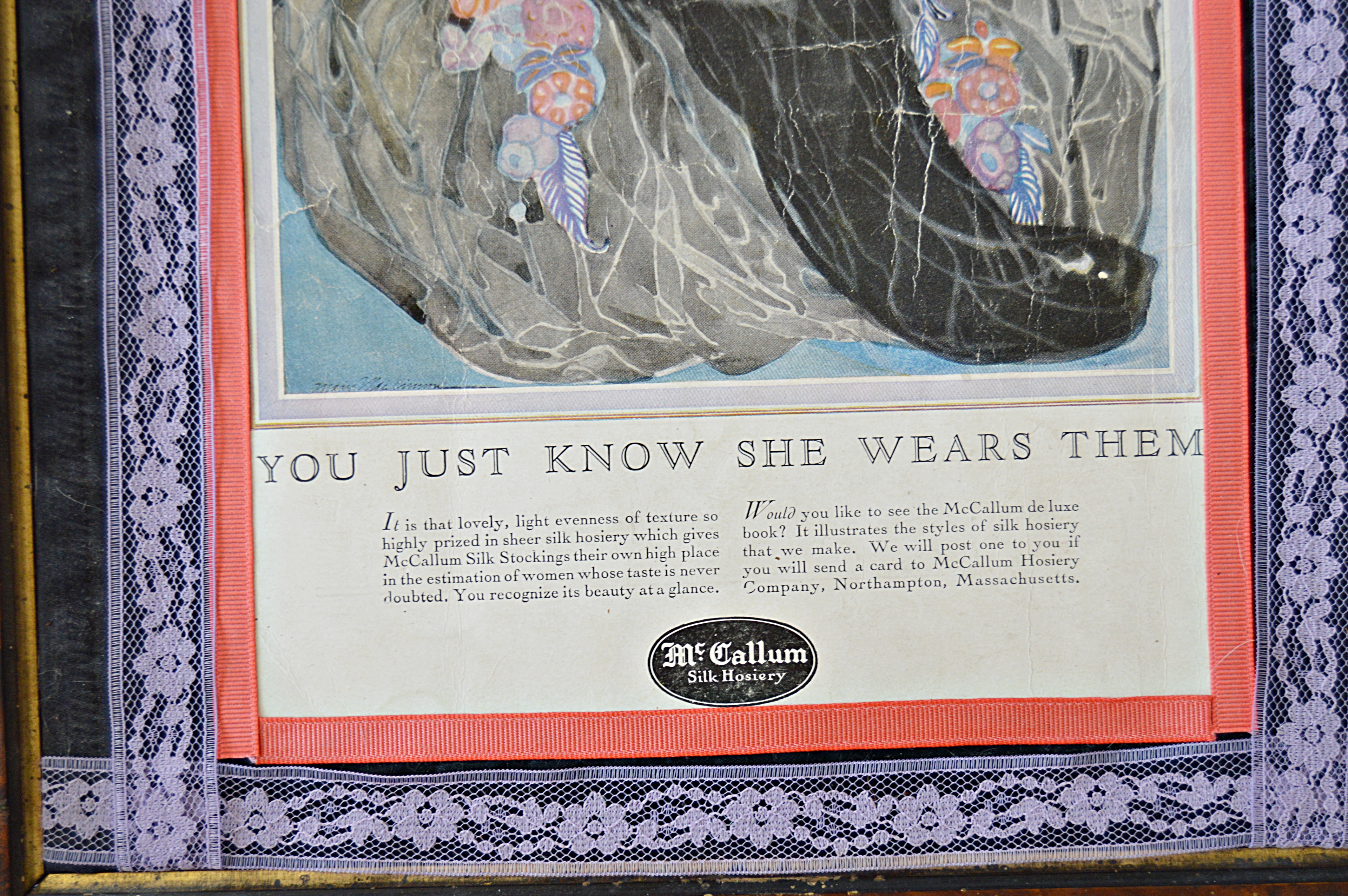 Vintage 1920s McCallum Hosiery Ad
